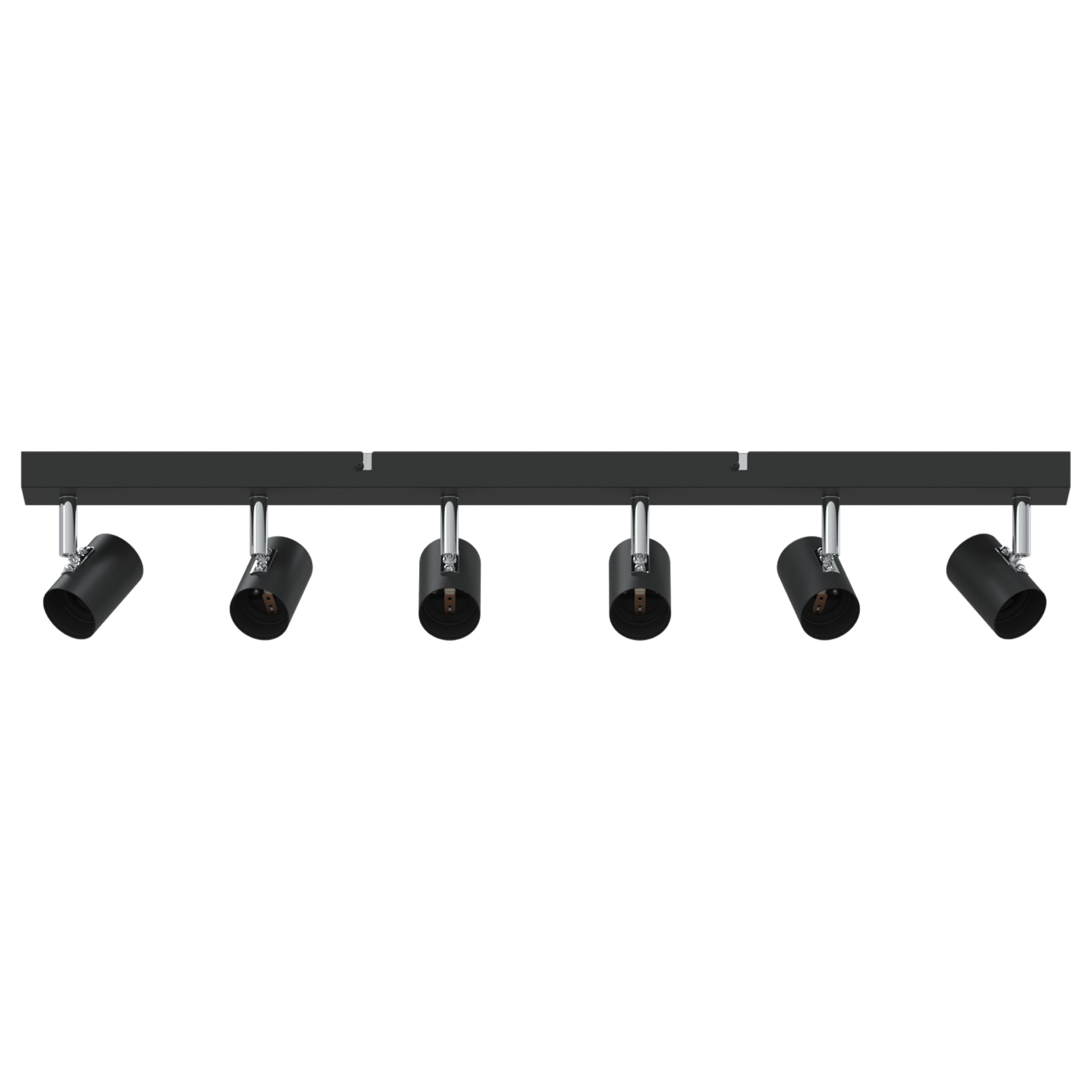 Ceiling Spotlight 6 Way Adjustable Black E27 - Image 2
