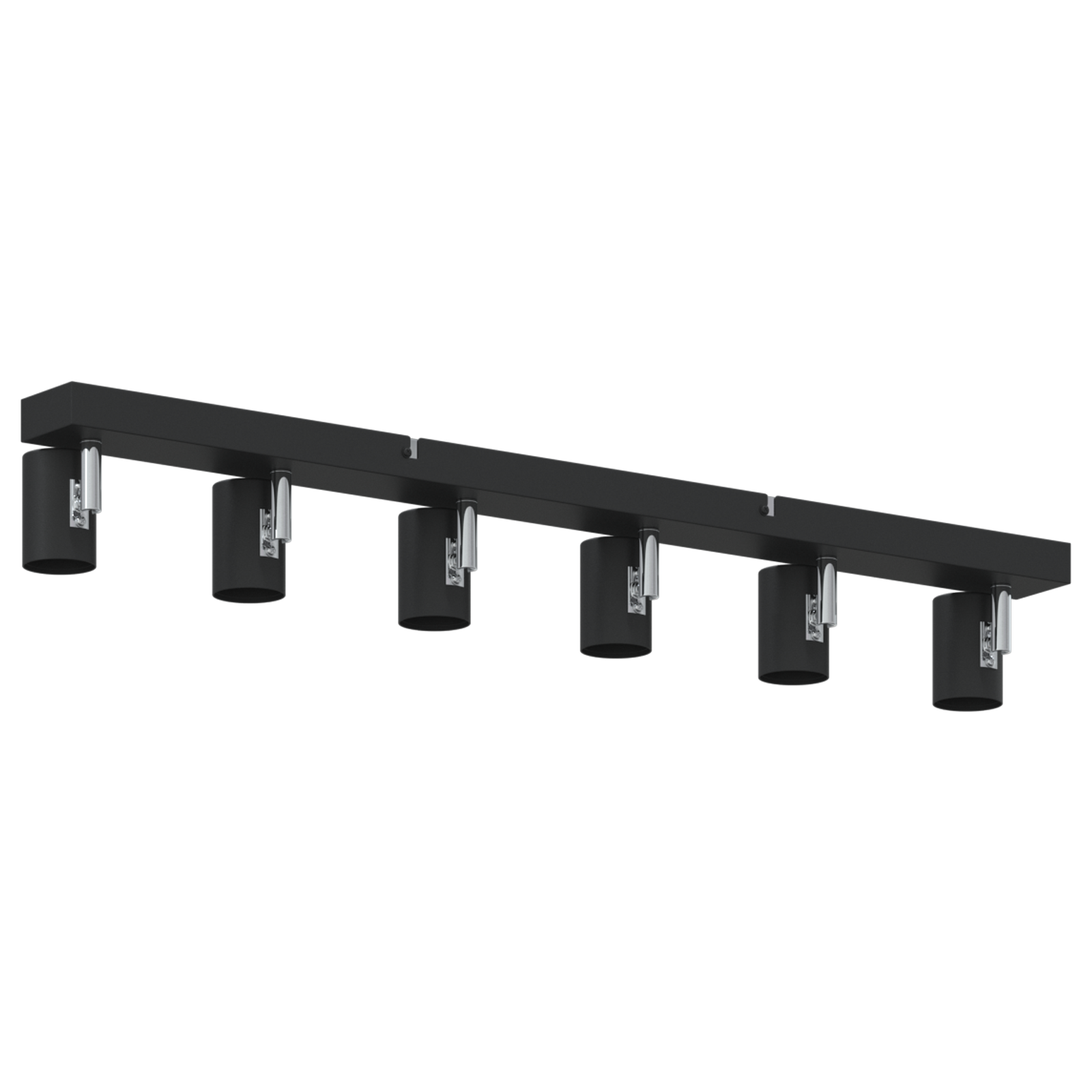 Ceiling Spotlight 6 Way Adjustable Black E27 - Image 4
