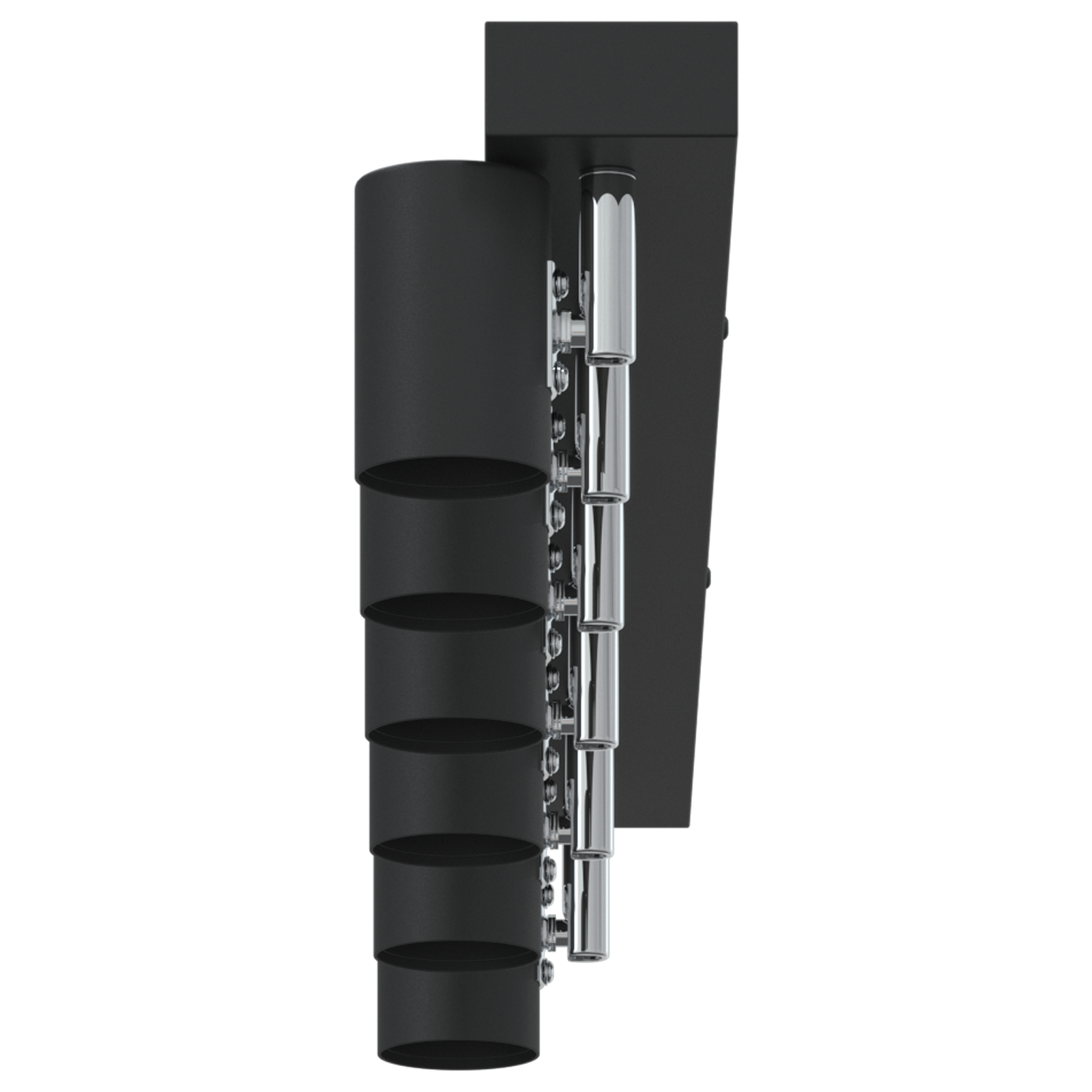 Ceiling Spotlight 6 Way Adjustable Black E27 - Image 6