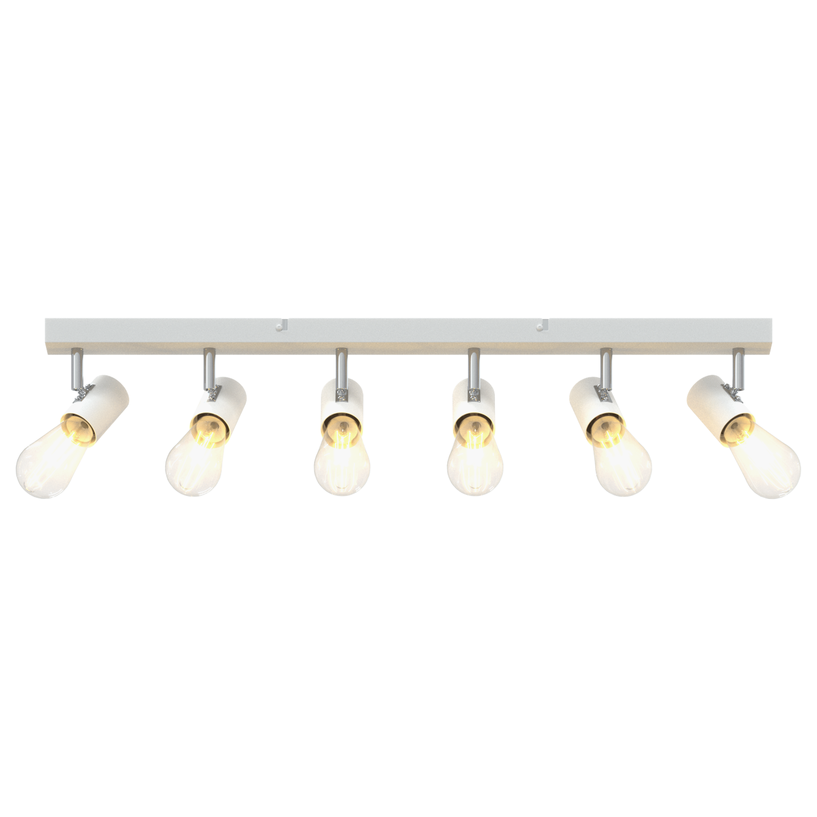 Ceiling Spotlight 6 Way Adjustable White E27 - Image 10