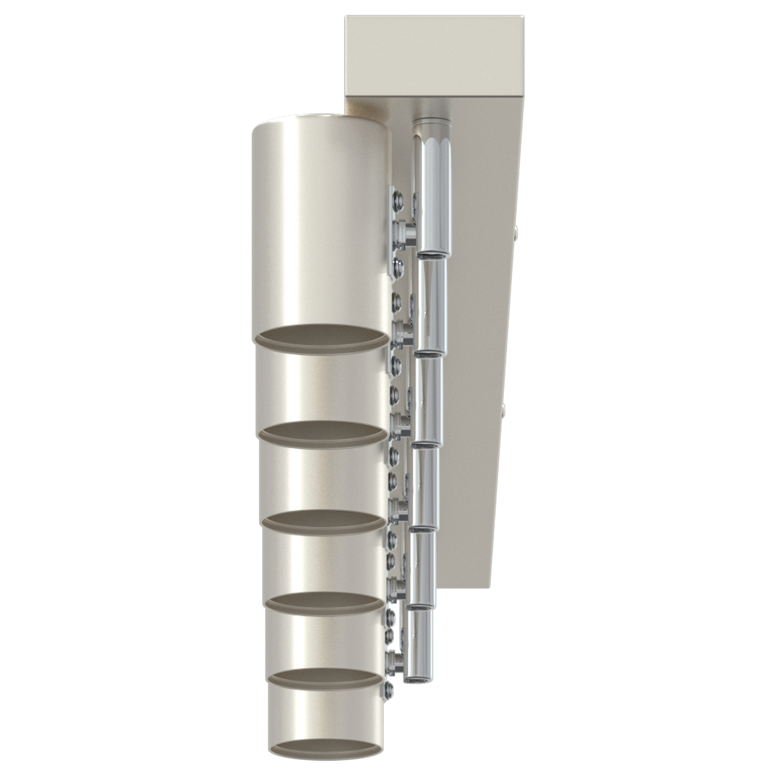 Ceiling Spotlight 6 Way Adjustable Brushed Nickel E27 - Image 6