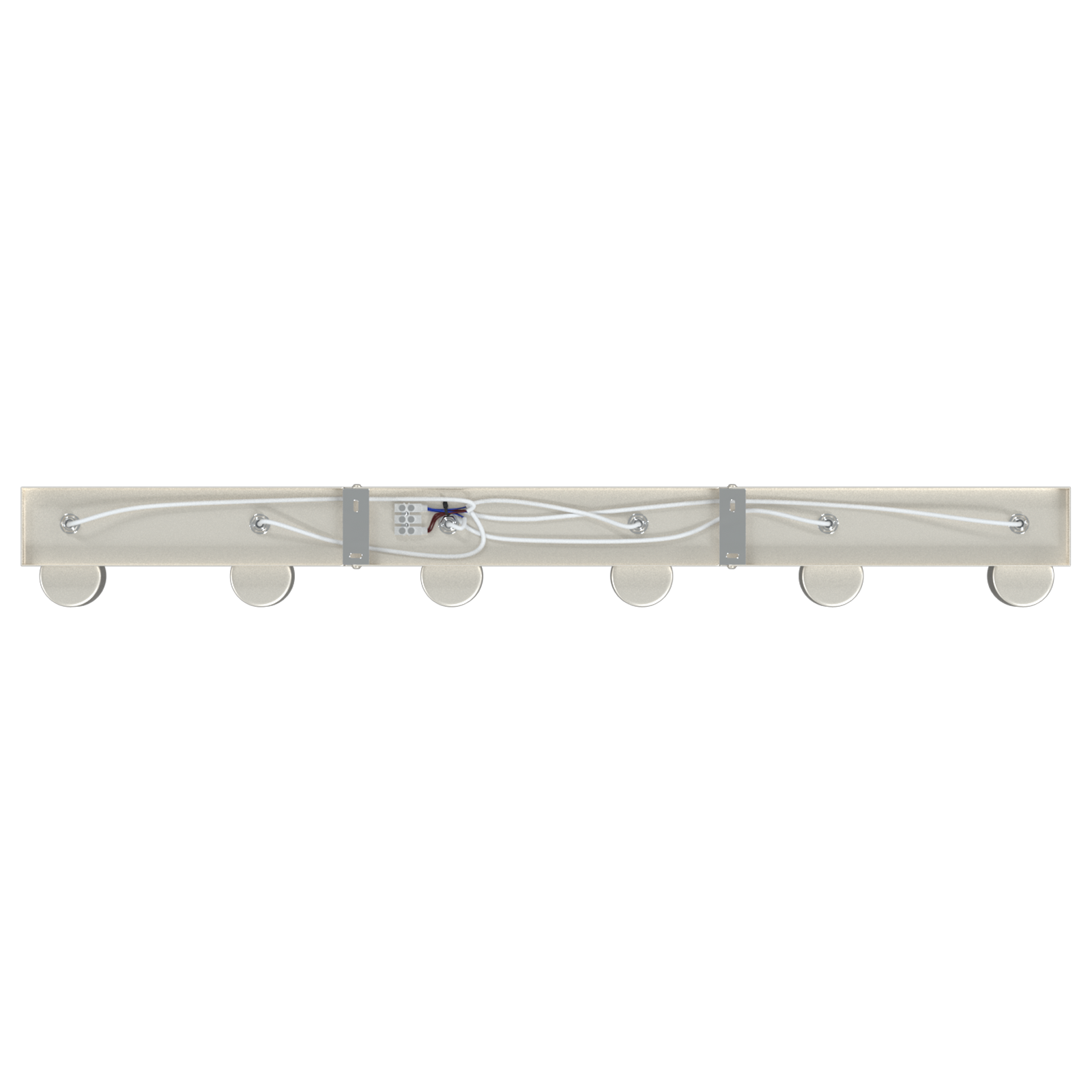 Ceiling Spotlight 6 Way Adjustable Brushed Nickel E27 - Image 7