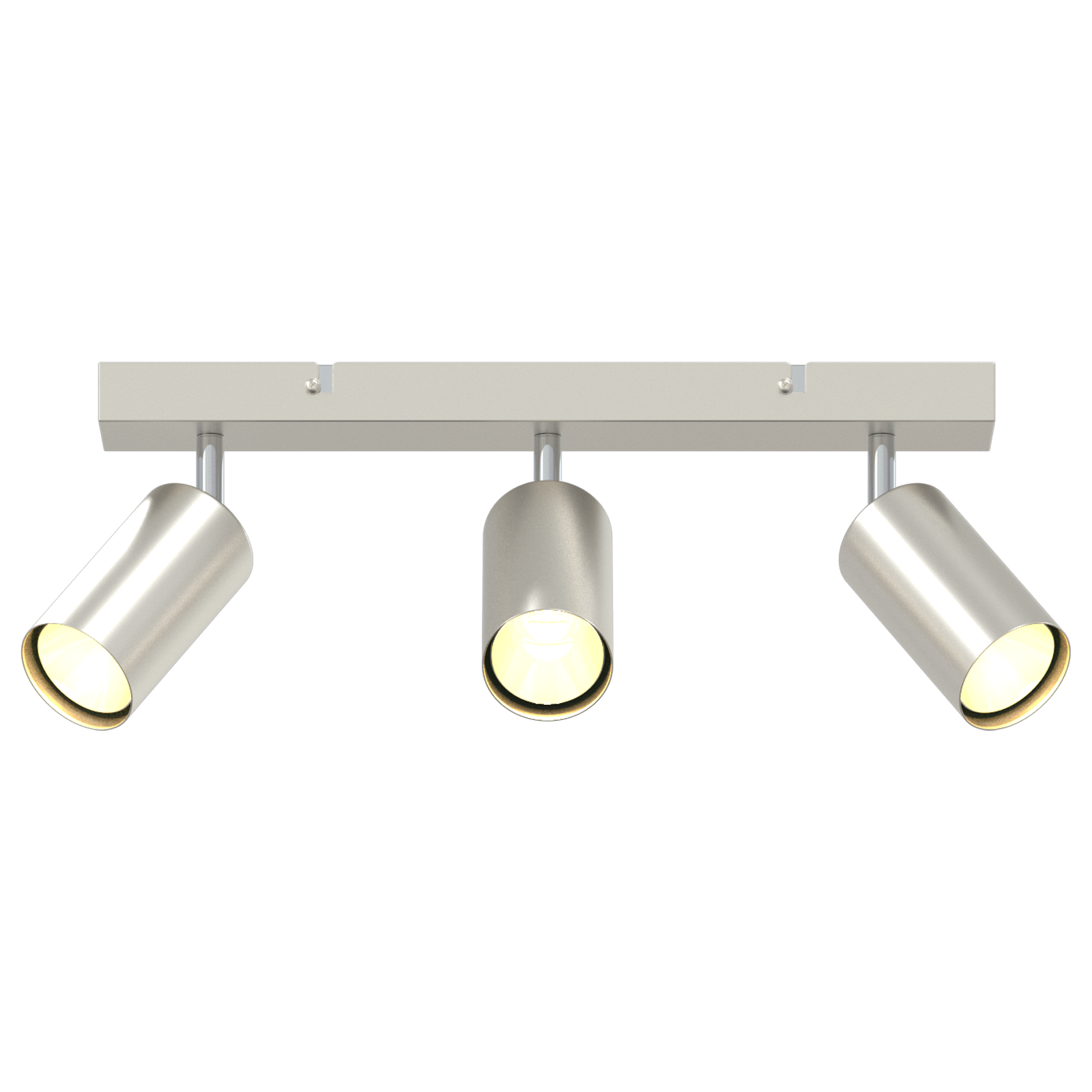 Ceiling Spotlight 3 Way Adjustable Brushed Nickel GU10 - Image 10