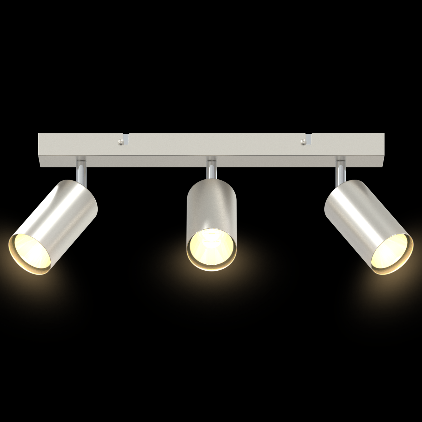 Ceiling Spotlight 3 Way Adjustable Brushed Nickel GU10 - Image 11