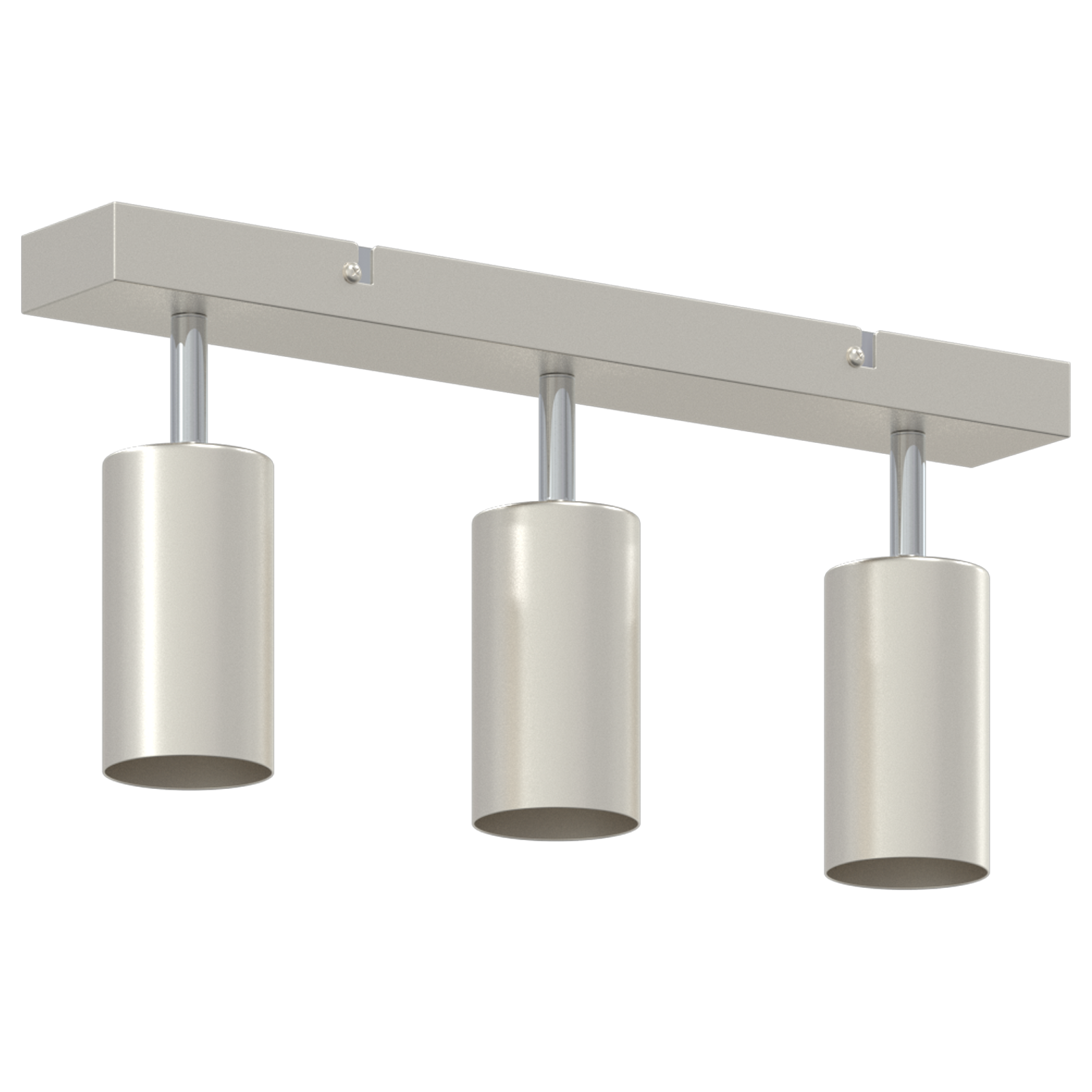 Ceiling Spotlight 3 Way Adjustable Brushed Nickel GU10 - Image 4