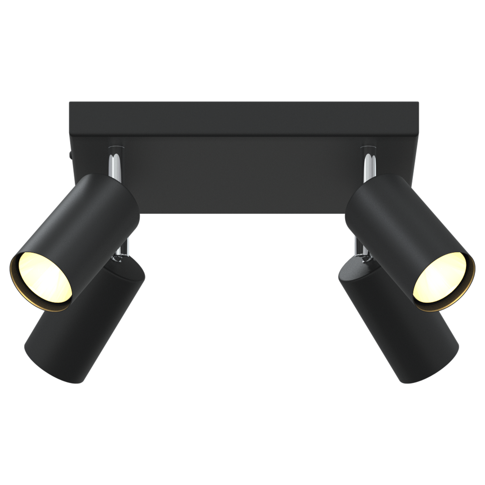 Ceiling Spotlight 4 Way Adjustable Black GU10 - Image 10