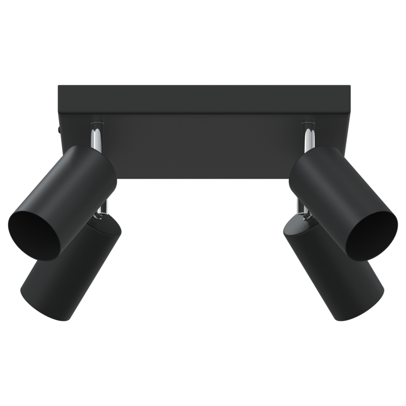 Ceiling Spotlight 4 Way Adjustable Black GU10 - Image 2