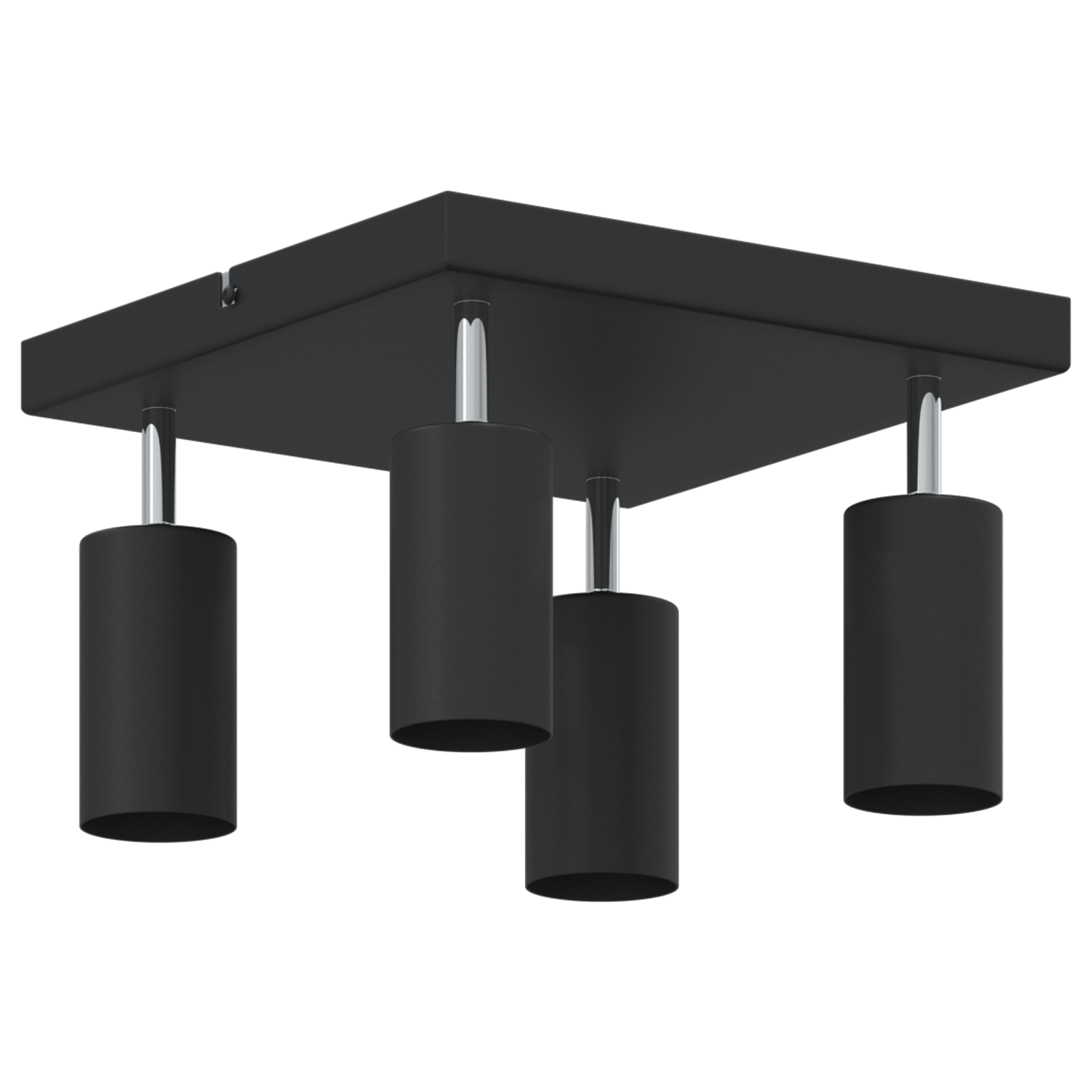 Ceiling Spotlight 4 Way Adjustable Black GU10 - Image 4