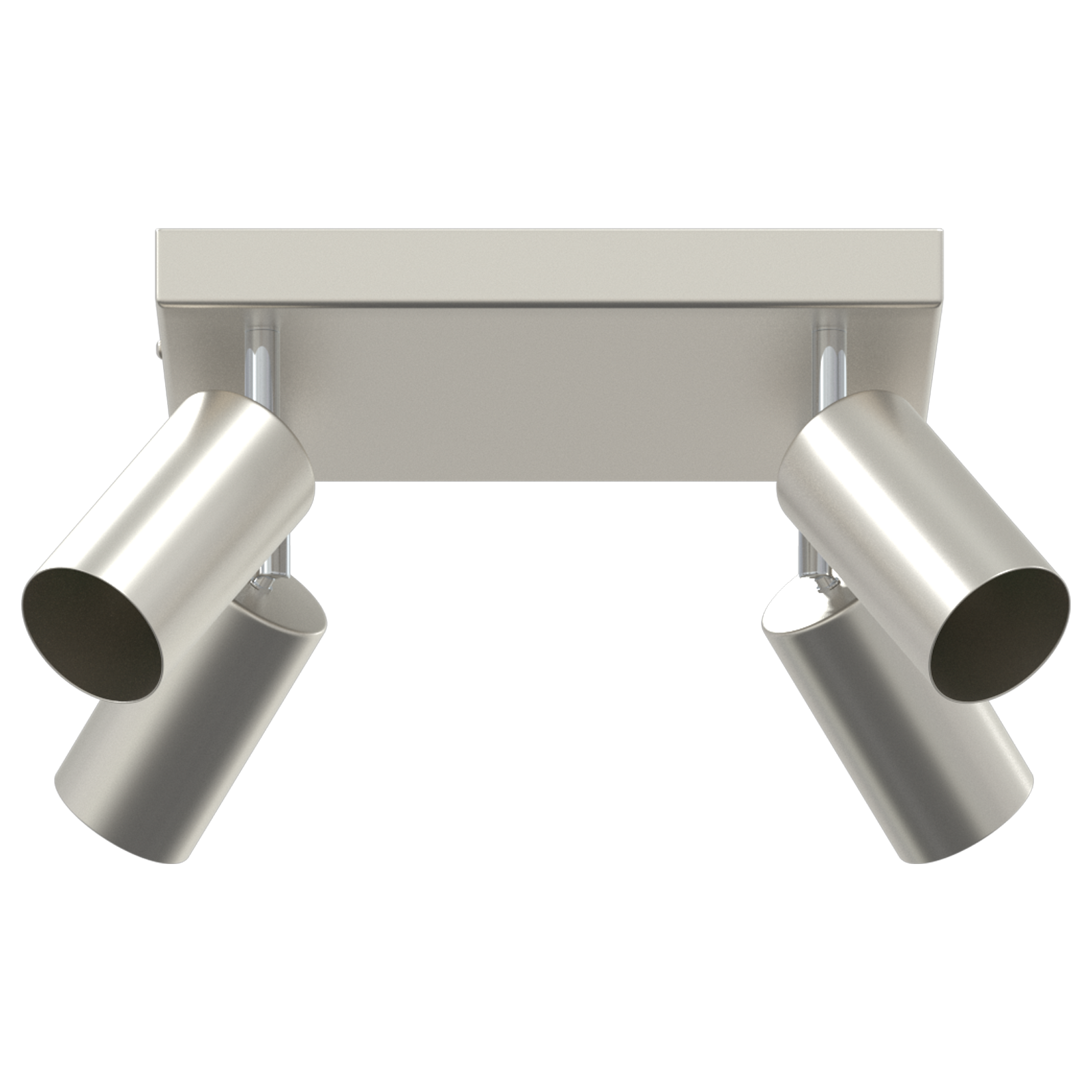 Ceiling Spotlight 4 Way Adjustable Brushed Nickel GU10 - Image 2
