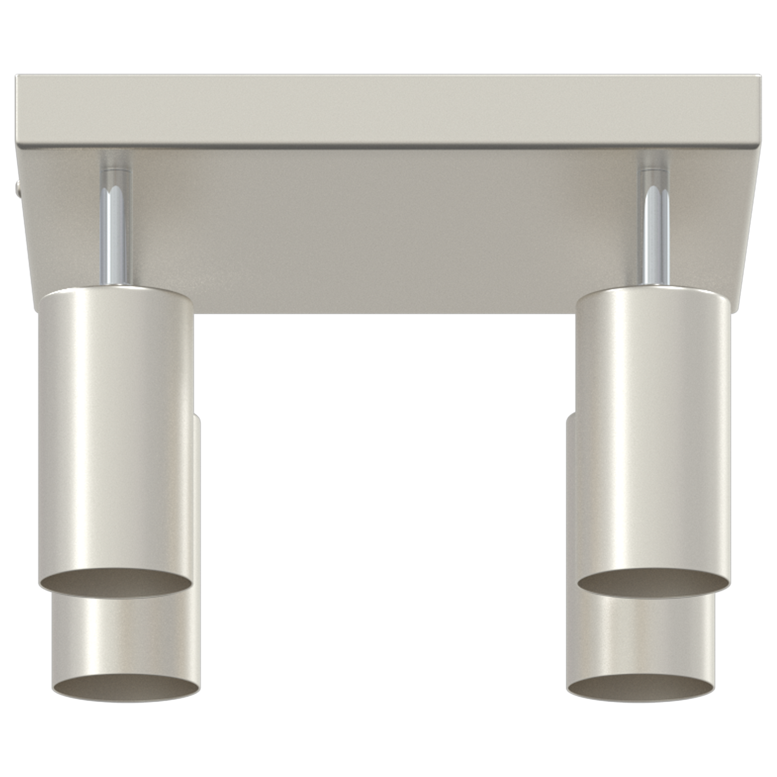 Ceiling Spotlight 4 Way Adjustable Brushed Nickel GU10 - Image 5
