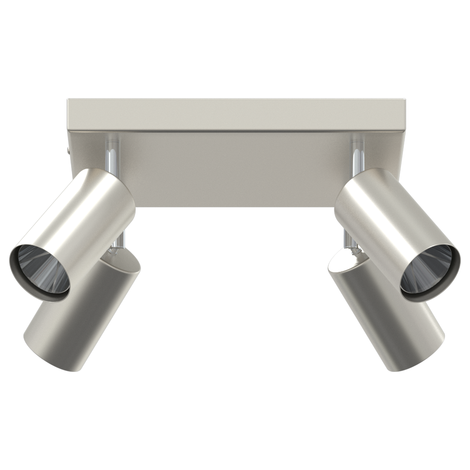 Ceiling Spotlight 4 Way Adjustable Brushed Nickel GU10 - Image 3