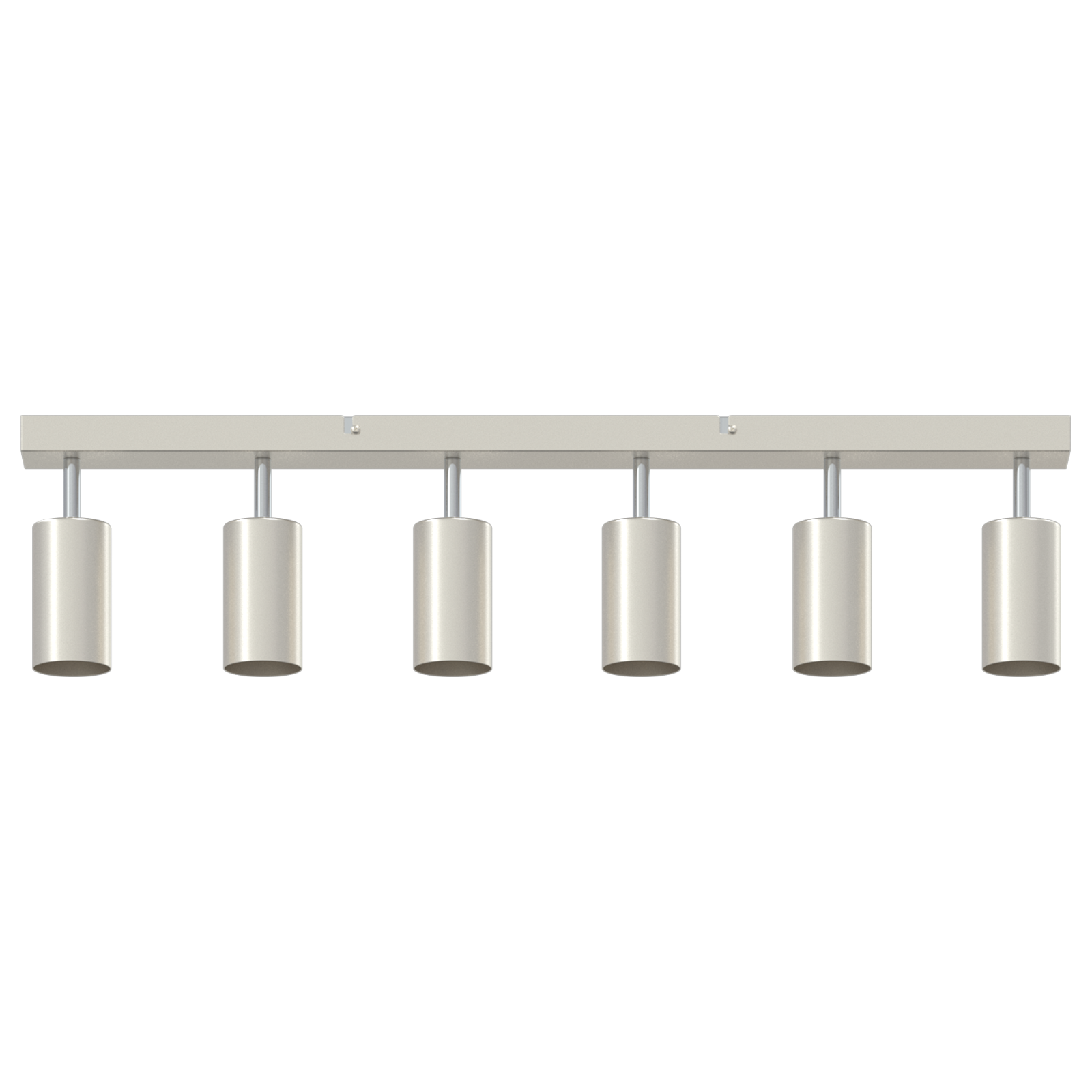 Ceiling Spotlight 6 Way Adjustable Brushed Nickel GU10 - Image 5