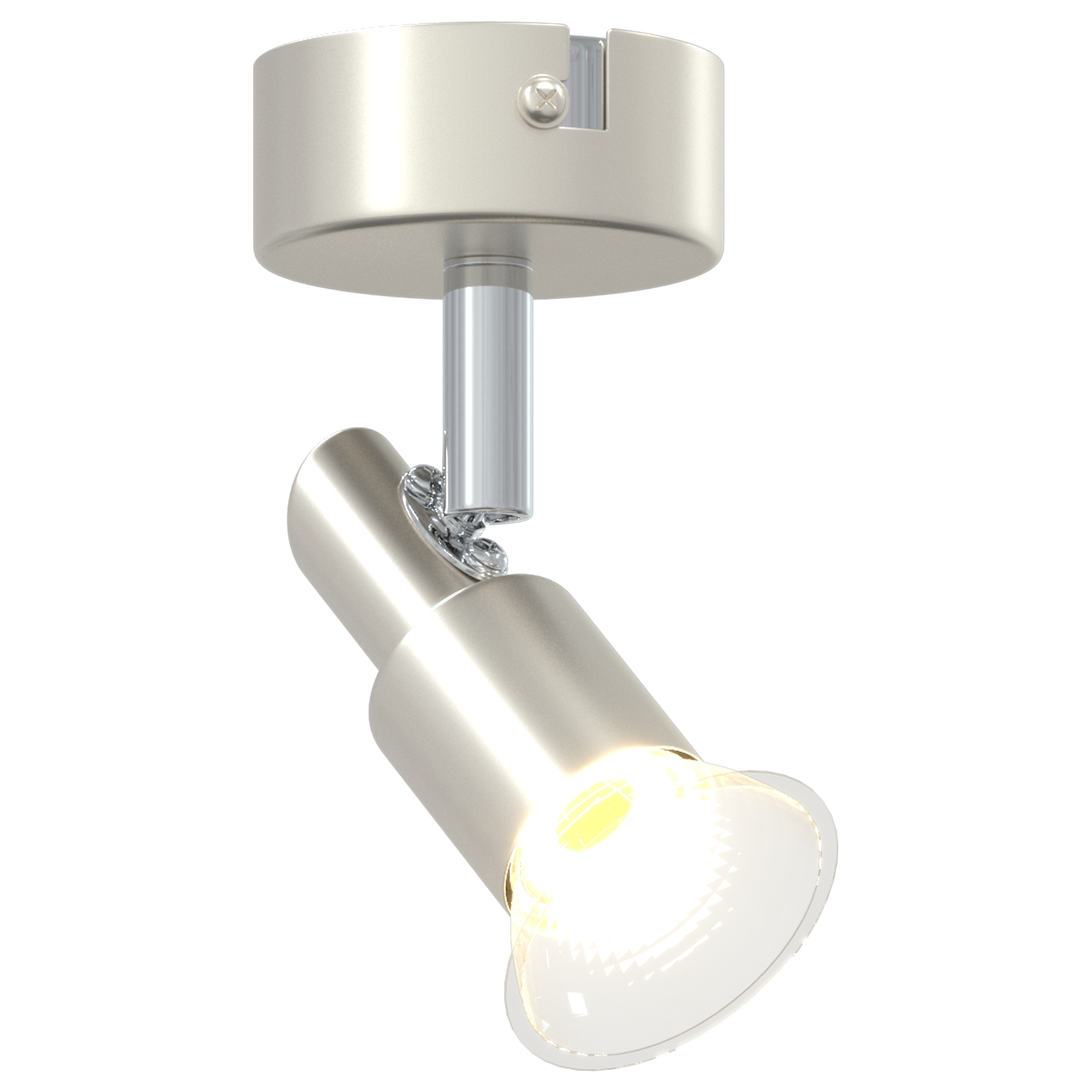 Ceiling Spotlight 1 Way Adjustable Brushed Nickel GU10 - Image 10