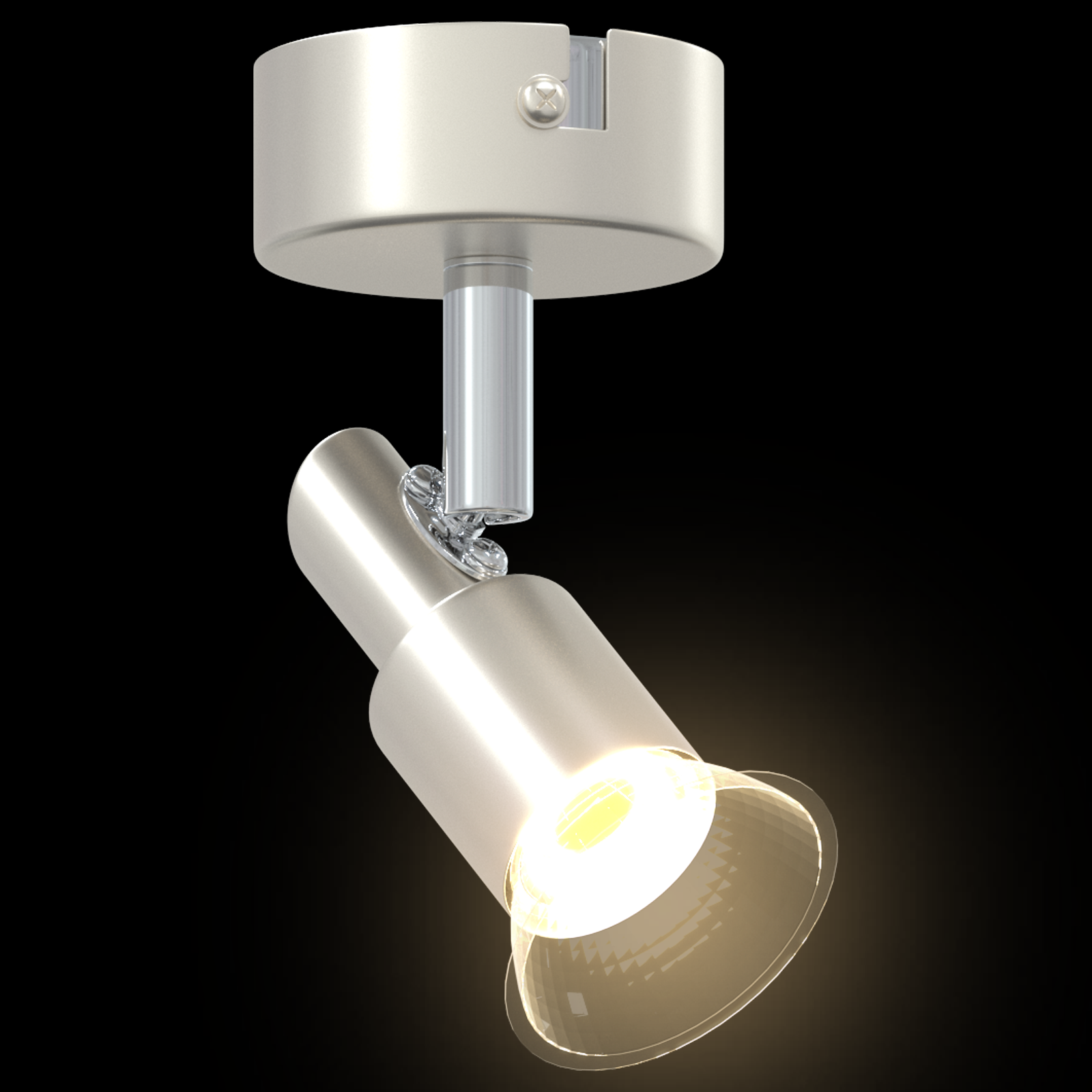 Ceiling Spotlight 1 Way Adjustable Brushed Nickel GU10 - Image 11