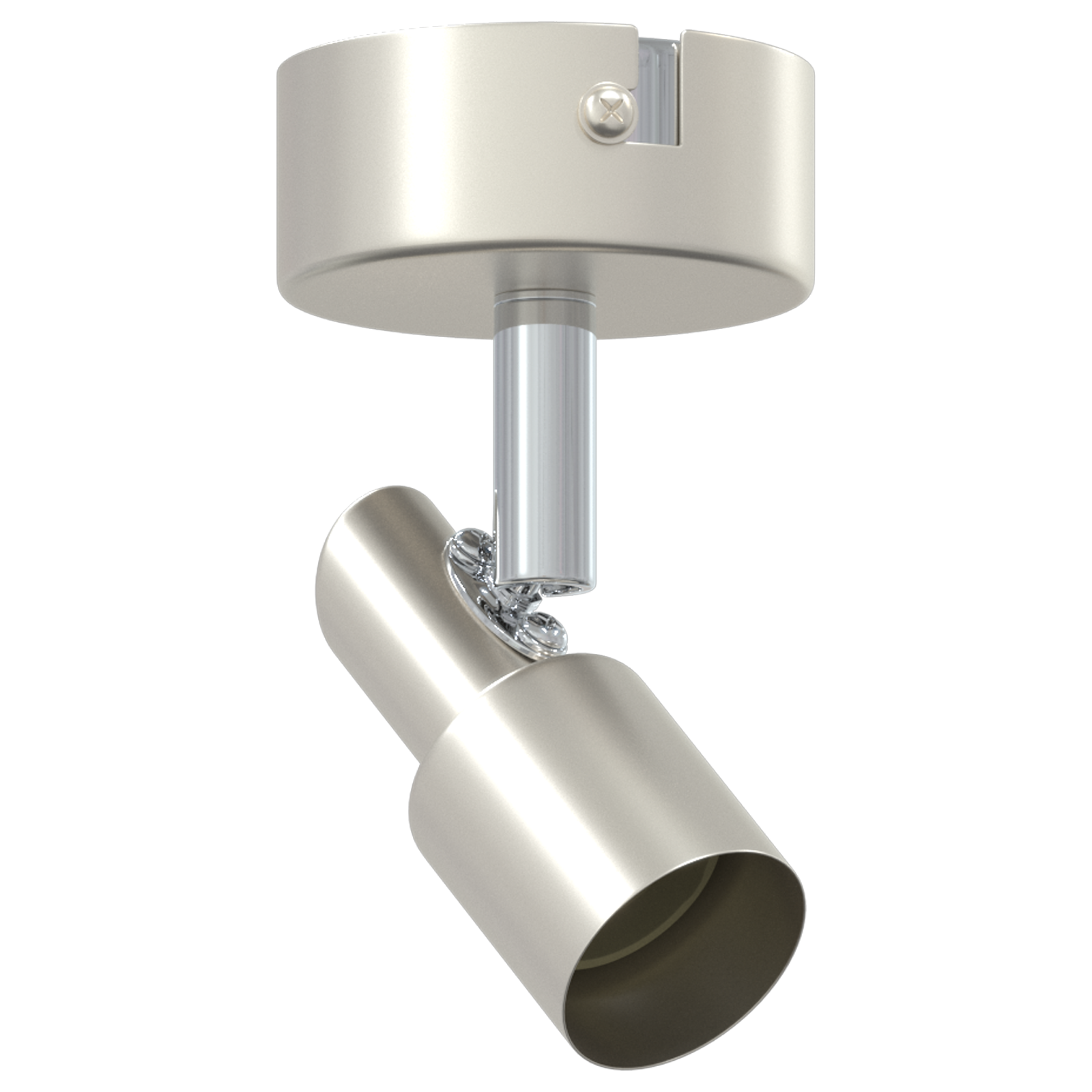 Ceiling Spotlight 1 Way Adjustable Brushed Nickel GU10 - Image 2