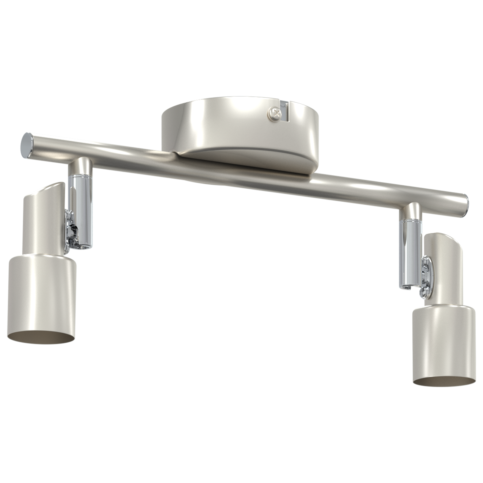 Ceiling Spotlight 2 Way Adjustable Brushed Nickel GU10 - Image 4