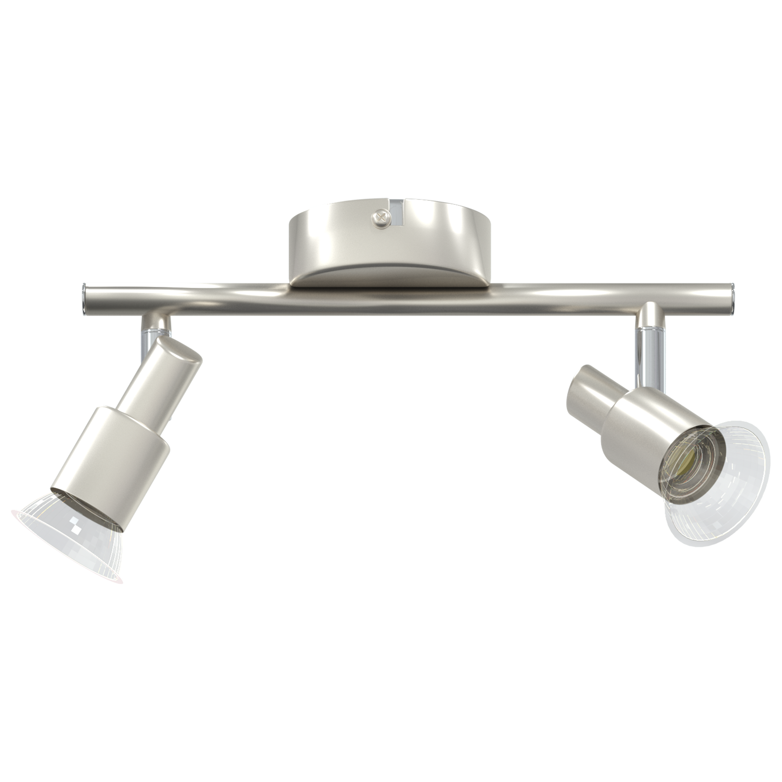 Ceiling Spotlight 2 Way Adjustable Brushed Nickel GU10 - Image 3
