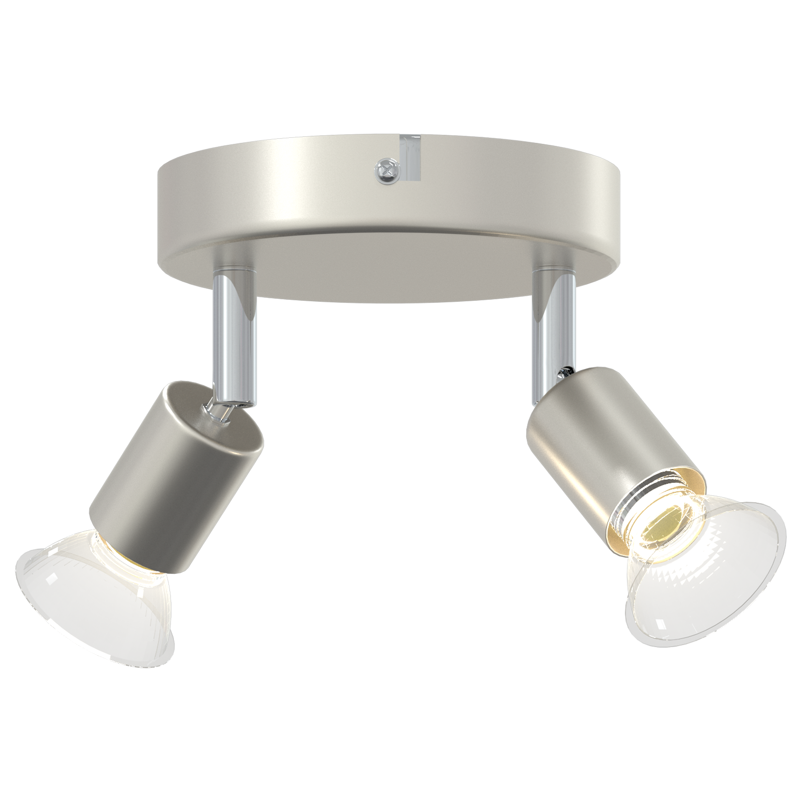 Ceiling Spotlight 2 Way Adjustable Brushed Nickel GU10 - Image 10