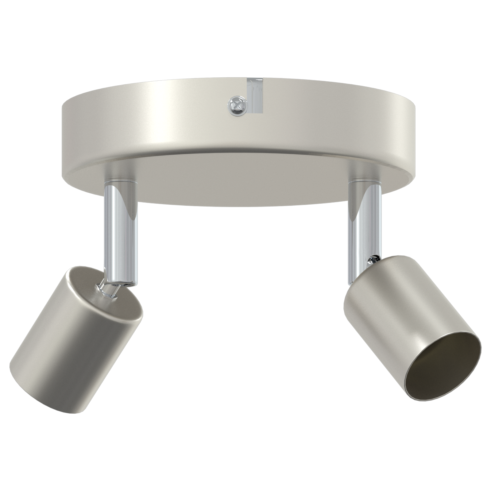 Ceiling Spotlight 2 Way Adjustable Brushed Nickel GU10 - Image 2
