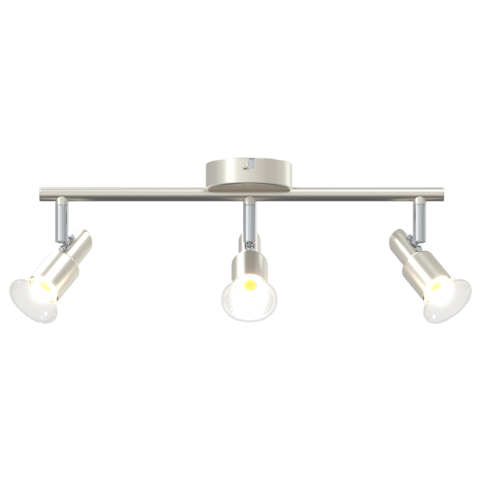 Ceiling Spotlight 3 Way Adjustable Brushed Nickel GU10 - Image 10