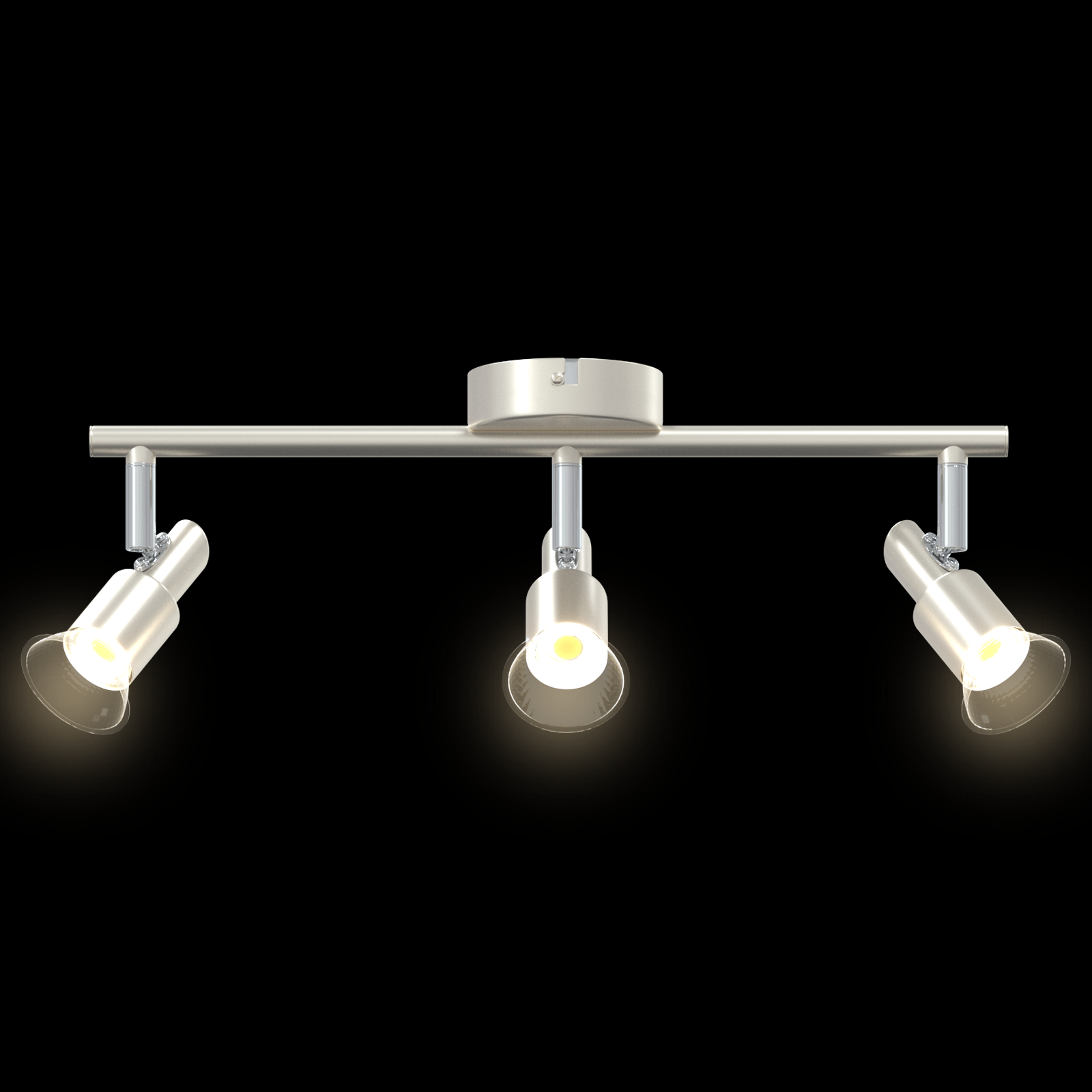 Ceiling Spotlight 3 Way Adjustable Brushed Nickel GU10 - Image 11