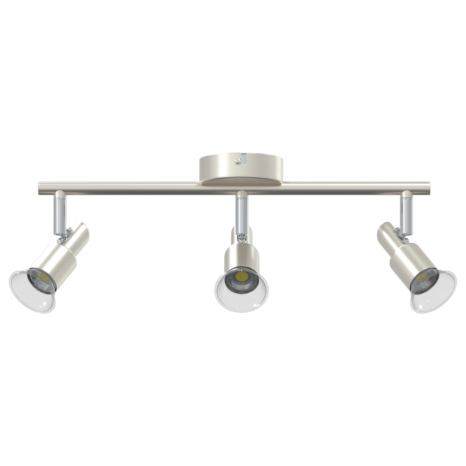 Ceiling Spotlight 3 Way Adjustable Brushed Nickel GU10 - Image 3