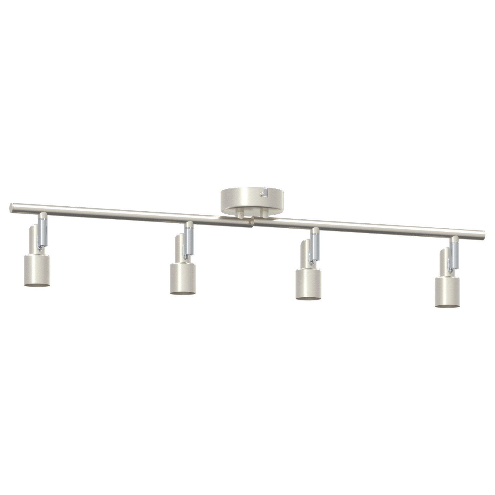 Ceiling Spotlight 4 Way Adjustable Brushed Nickel GU10 - Image 4