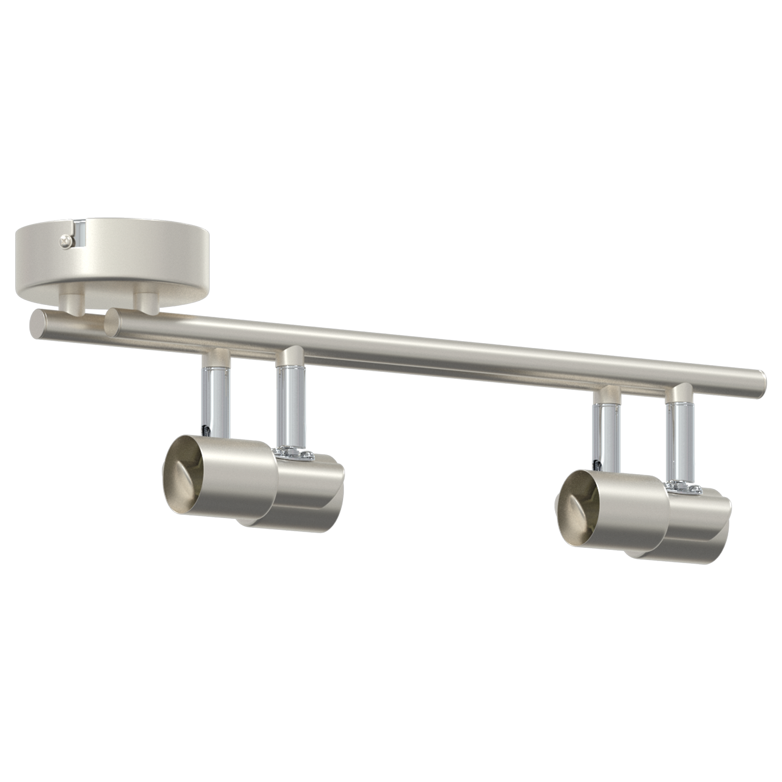 Ceiling Spotlight 4 Way Adjustable Brushed Nickel GU10 - Image 5