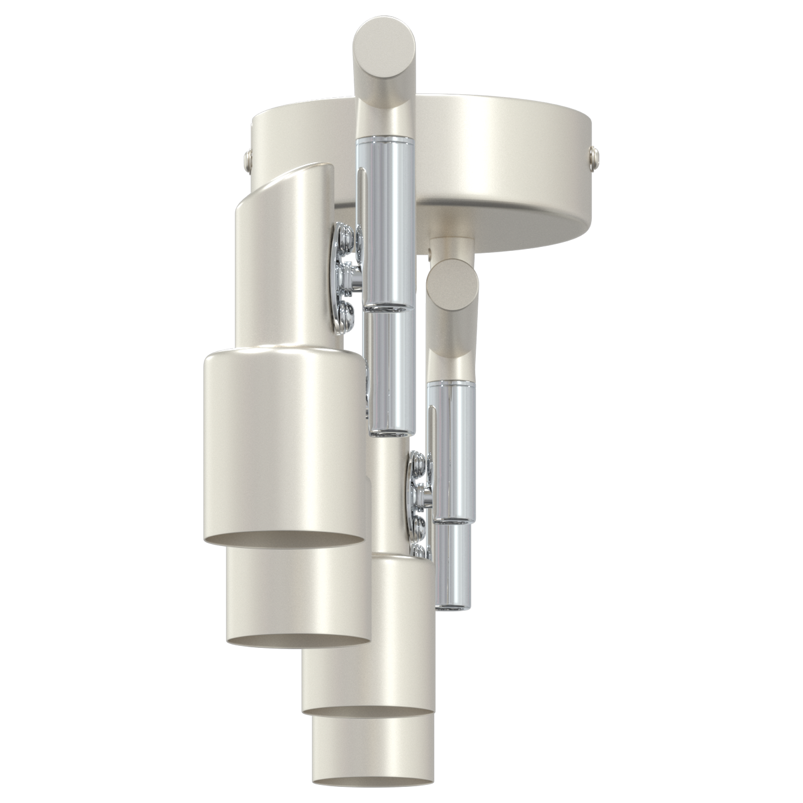 Ceiling Spotlight 4 Way Adjustable Brushed Nickel GU10 - Image 7