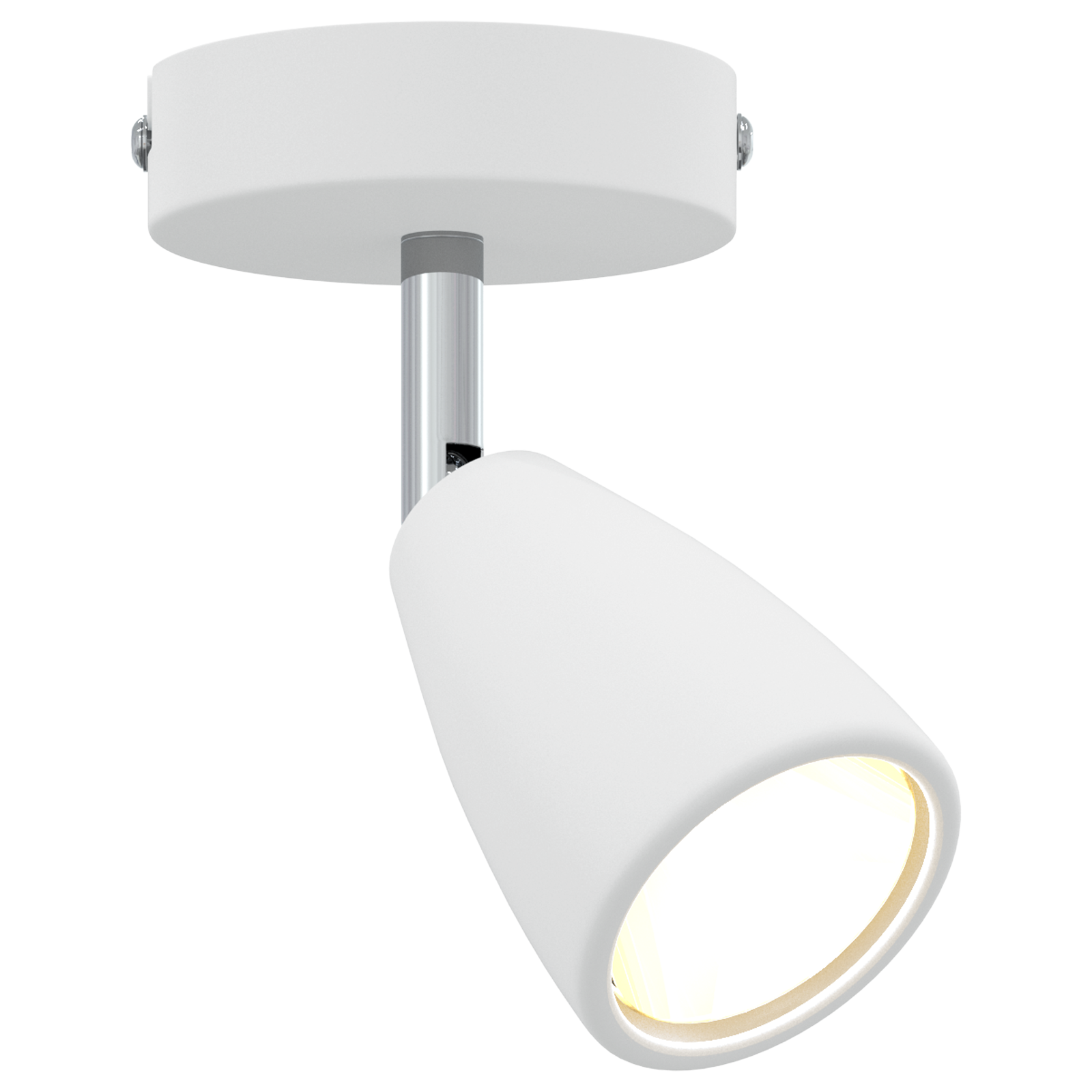 Ceiling Spotlight 1 Way Adjustable White GU10 - Image 10