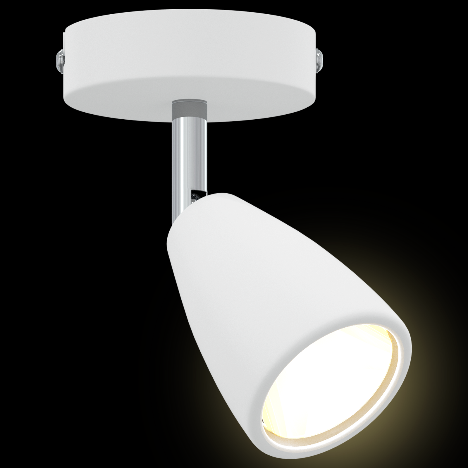Ceiling Spotlight 1 Way Adjustable White GU10 - Image 11