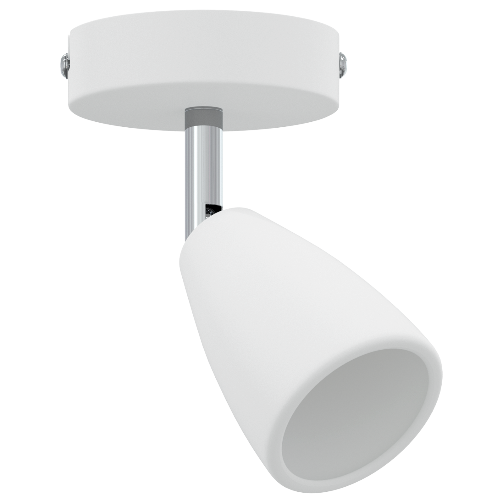 Ceiling Spotlight 1 Way Adjustable White GU10 - Image 2