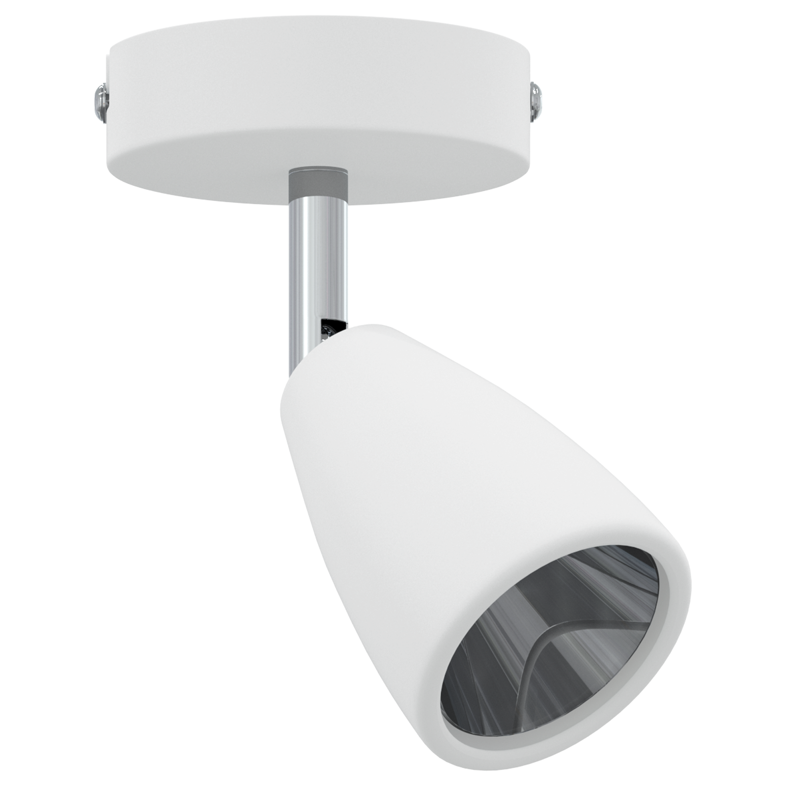 Ceiling Spotlight 1 Way Adjustable White GU10 - Image 3