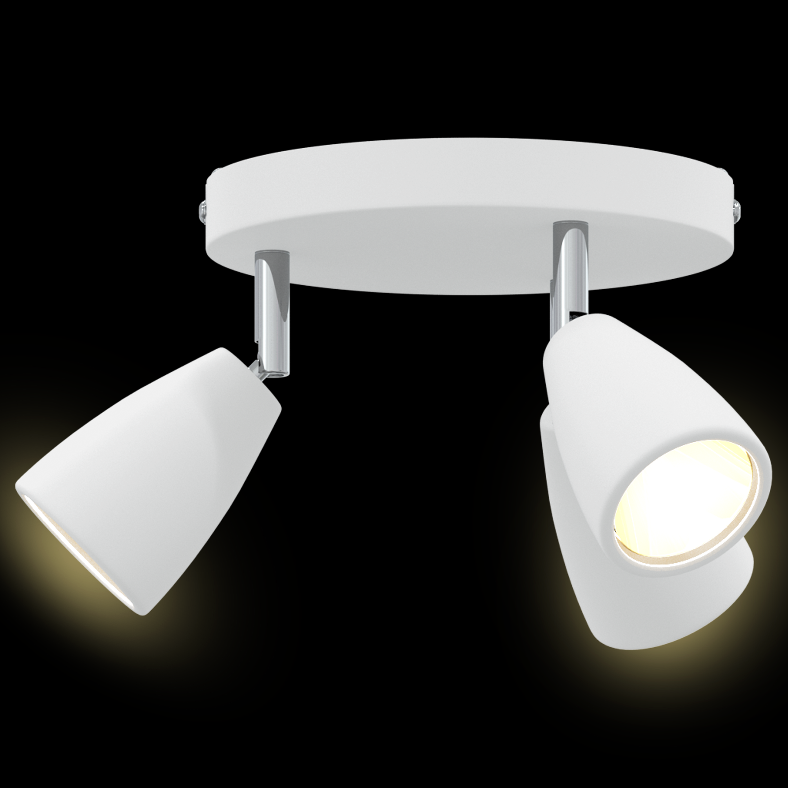 Ceiling Spotlight 3 Way Adjustable White GU10 - Image 11