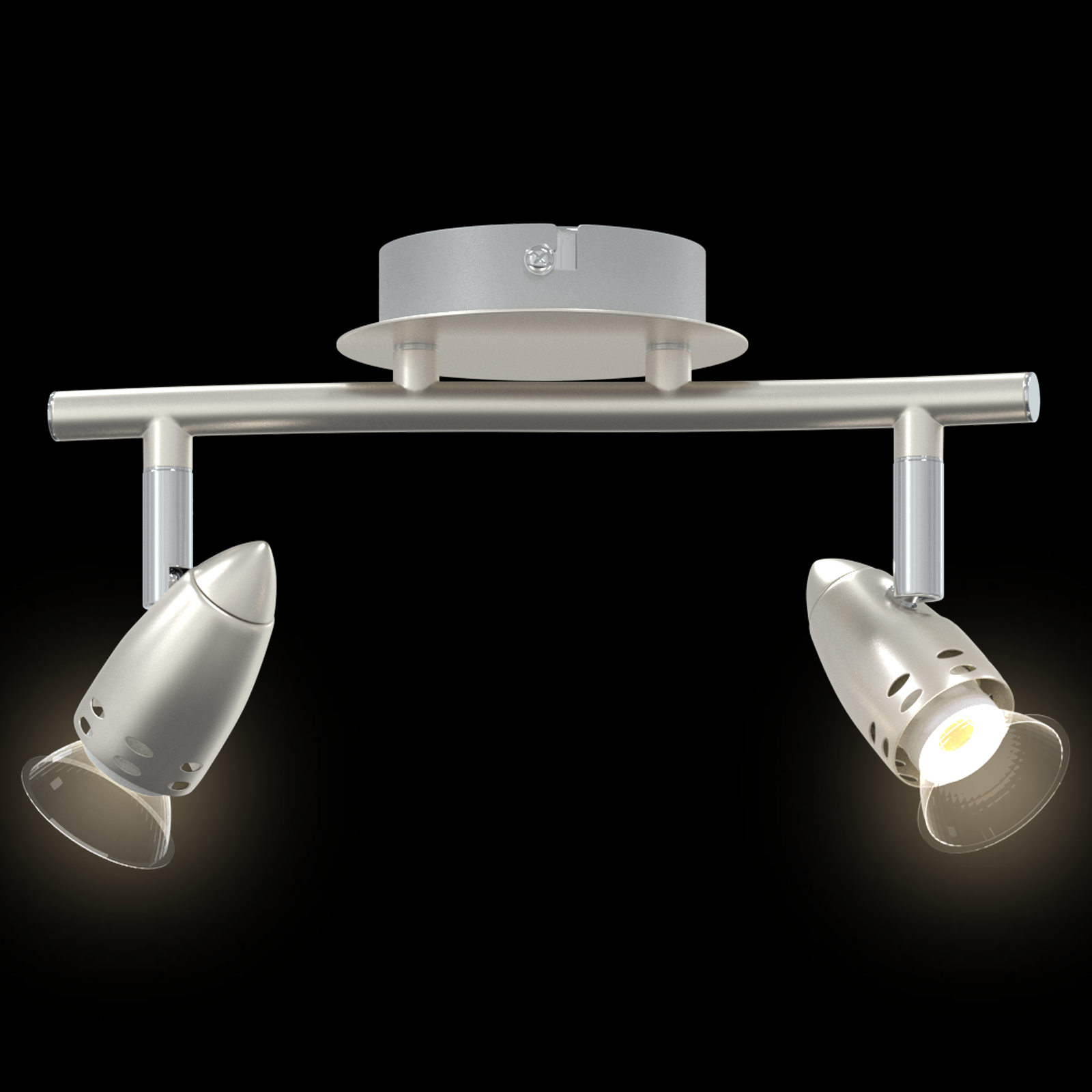 Ceiling Spotlight 2 Way Adjustable Matte Nickel GU10 - Image 11