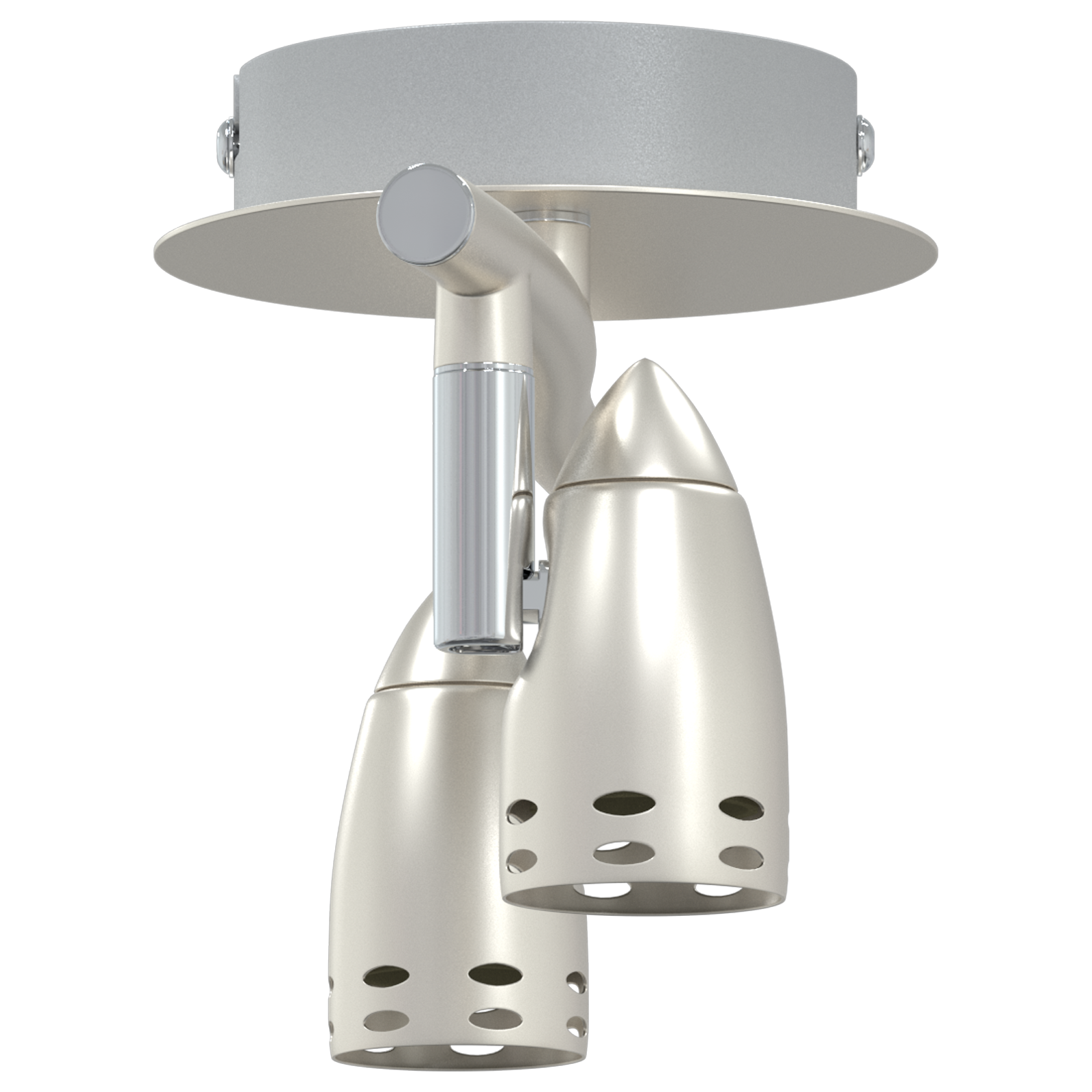 Ceiling Spotlight 2 Way Adjustable Matte Nickel GU10 - Image 6