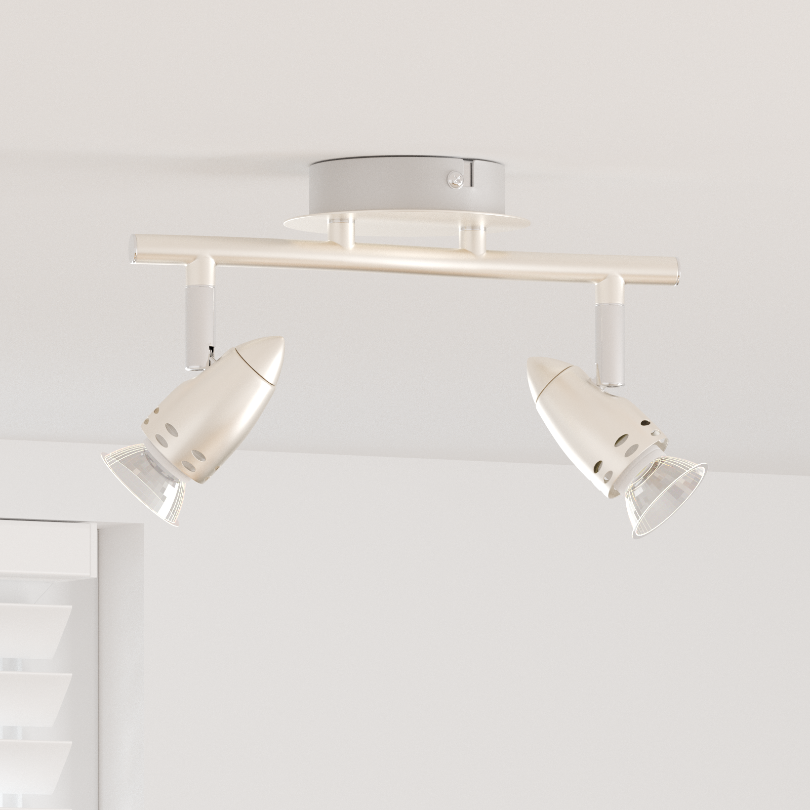 Ceiling Spotlight 2 Way Adjustable Matte Nickel GU10