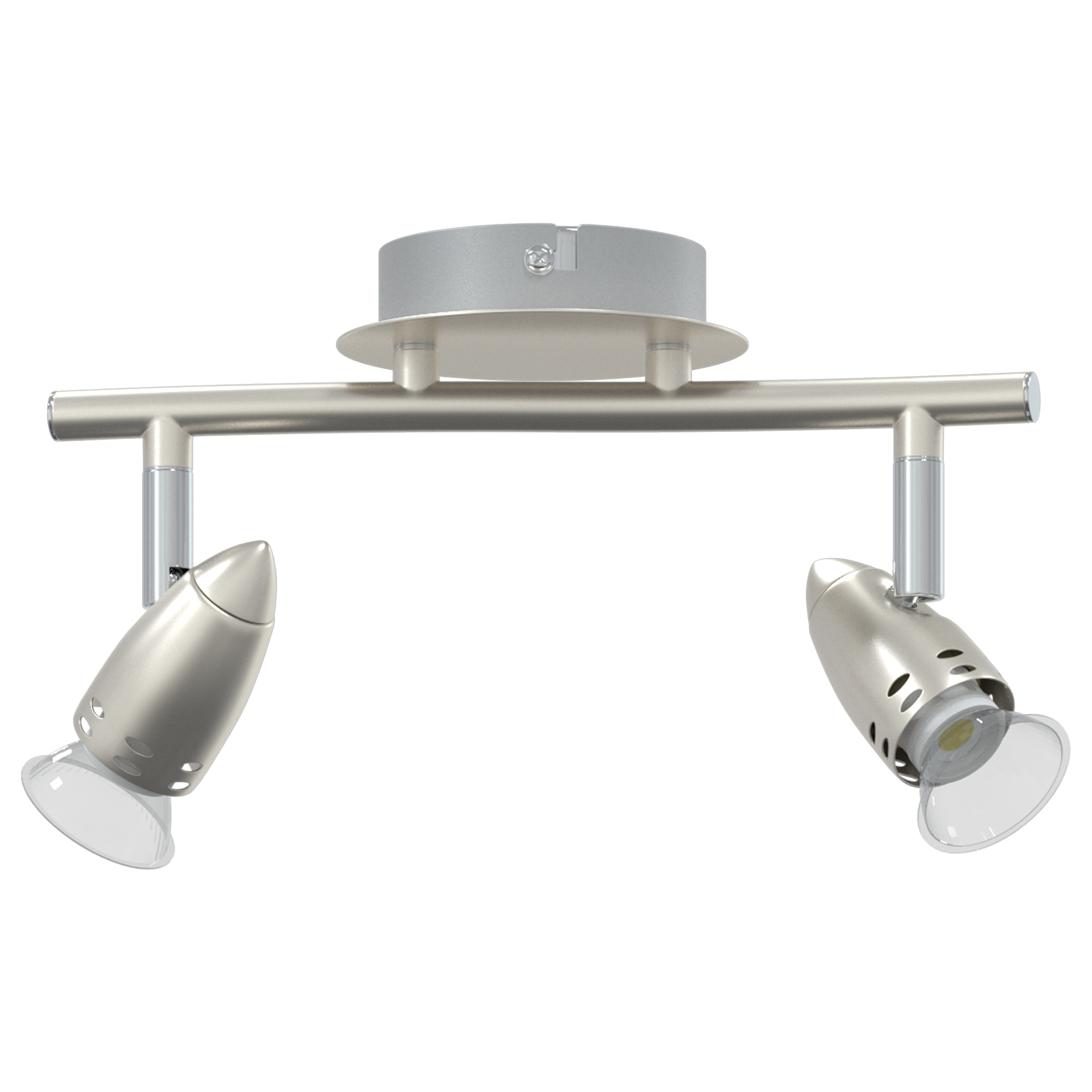 Ceiling Spotlight 2 Way Adjustable Matte Nickel GU10 - Image 3