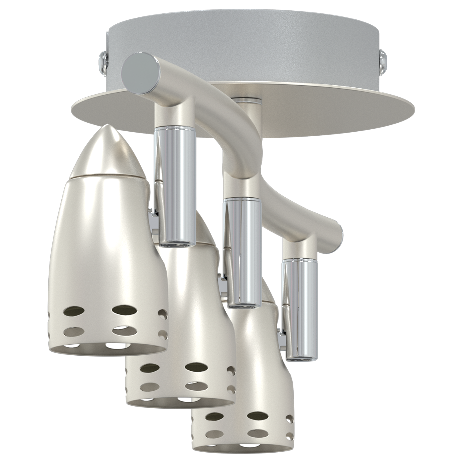 Ceiling Spotlight 3 Way Adjustable Matte Nickel GU10 - Image 6