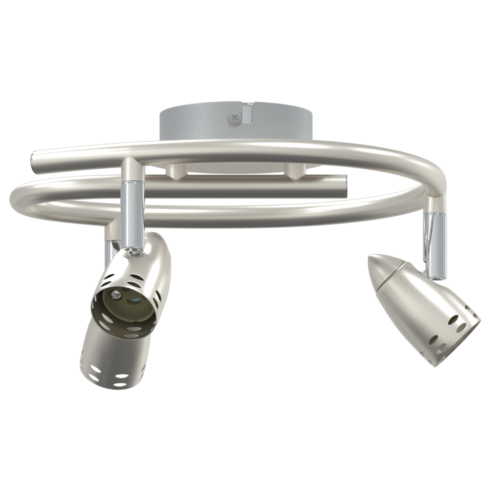 Ceiling Spotlight 3 Way Adjustable Matte Nickel GU10 - Image 2