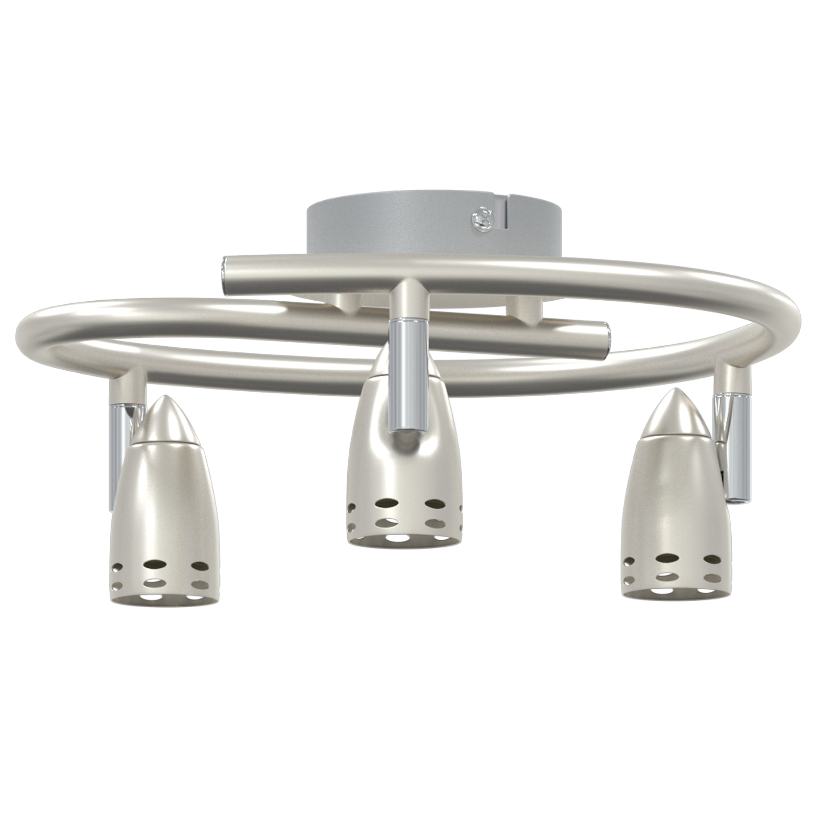 Ceiling Spotlight 3 Way Adjustable Matte Nickel GU10 - Image 4