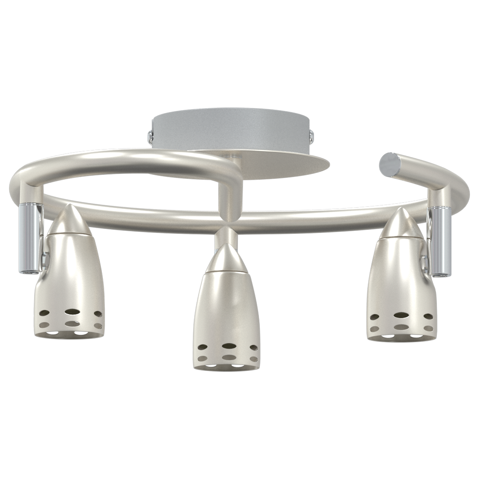 Ceiling Spotlight 3 Way Adjustable Matte Nickel GU10 - Image 6