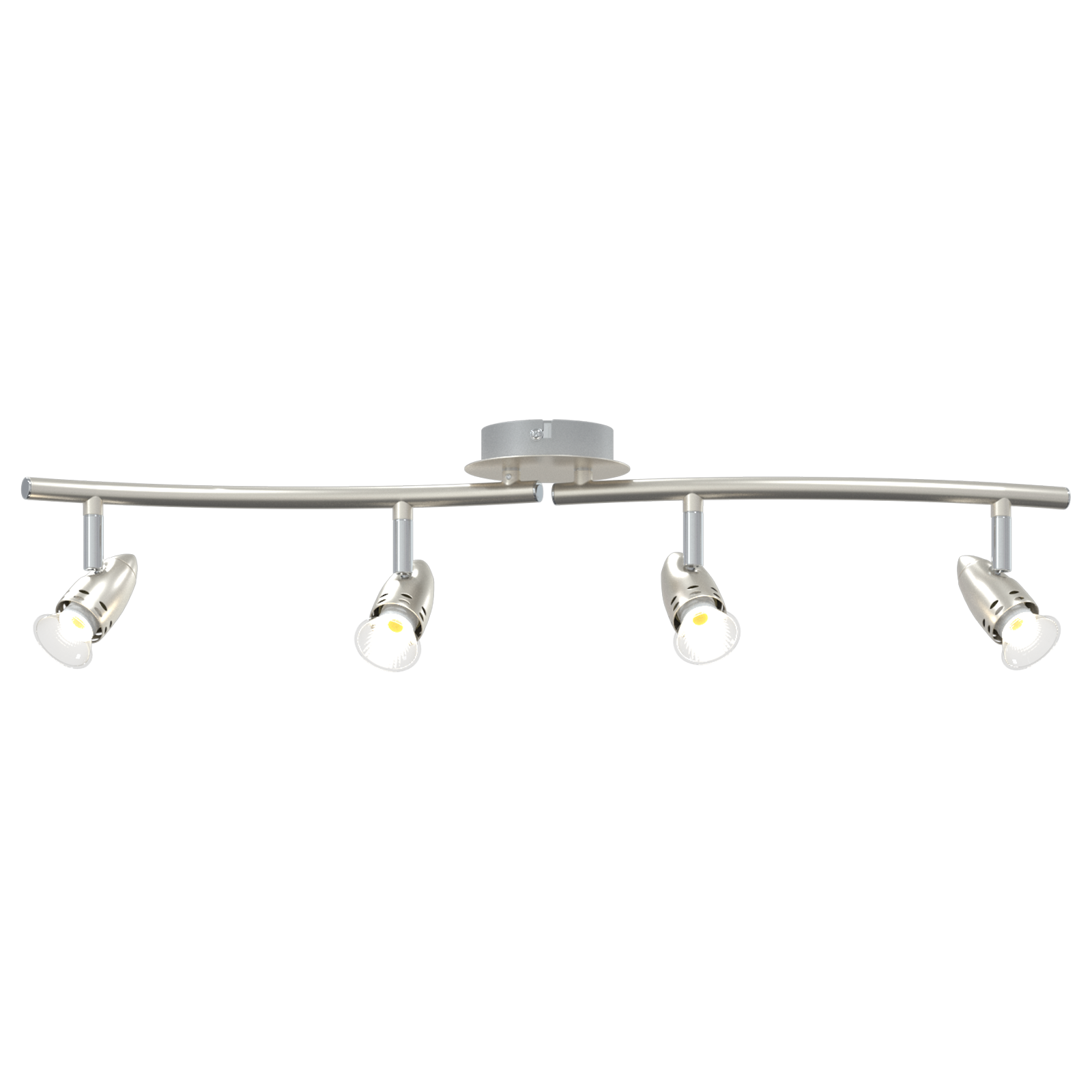 Ceiling Spotlight 4 Way Adjustable Matte Nickel GU10 - Image 10