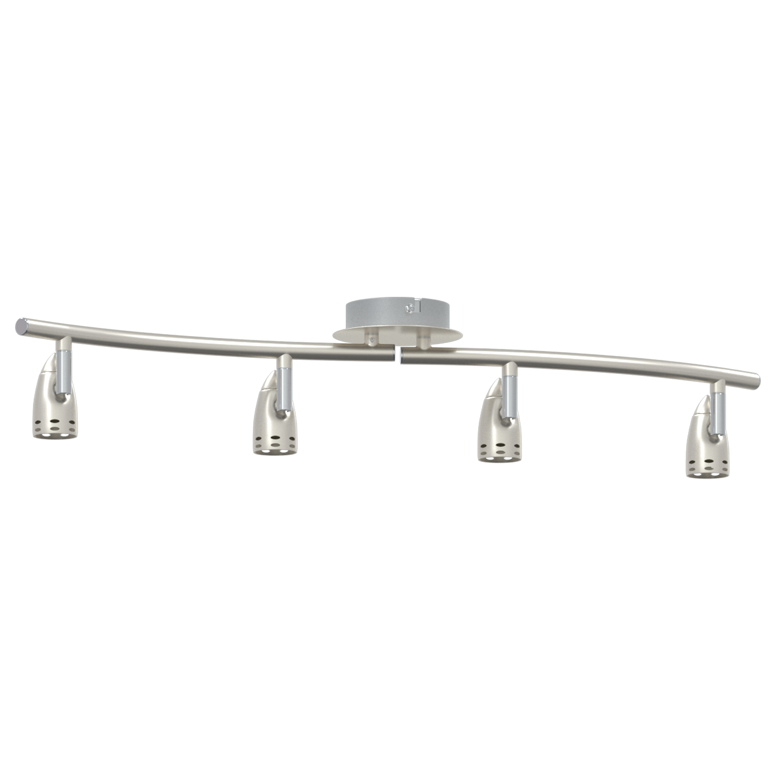 Ceiling Spotlight 4 Way Adjustable Matte Nickel GU10 - Image 4