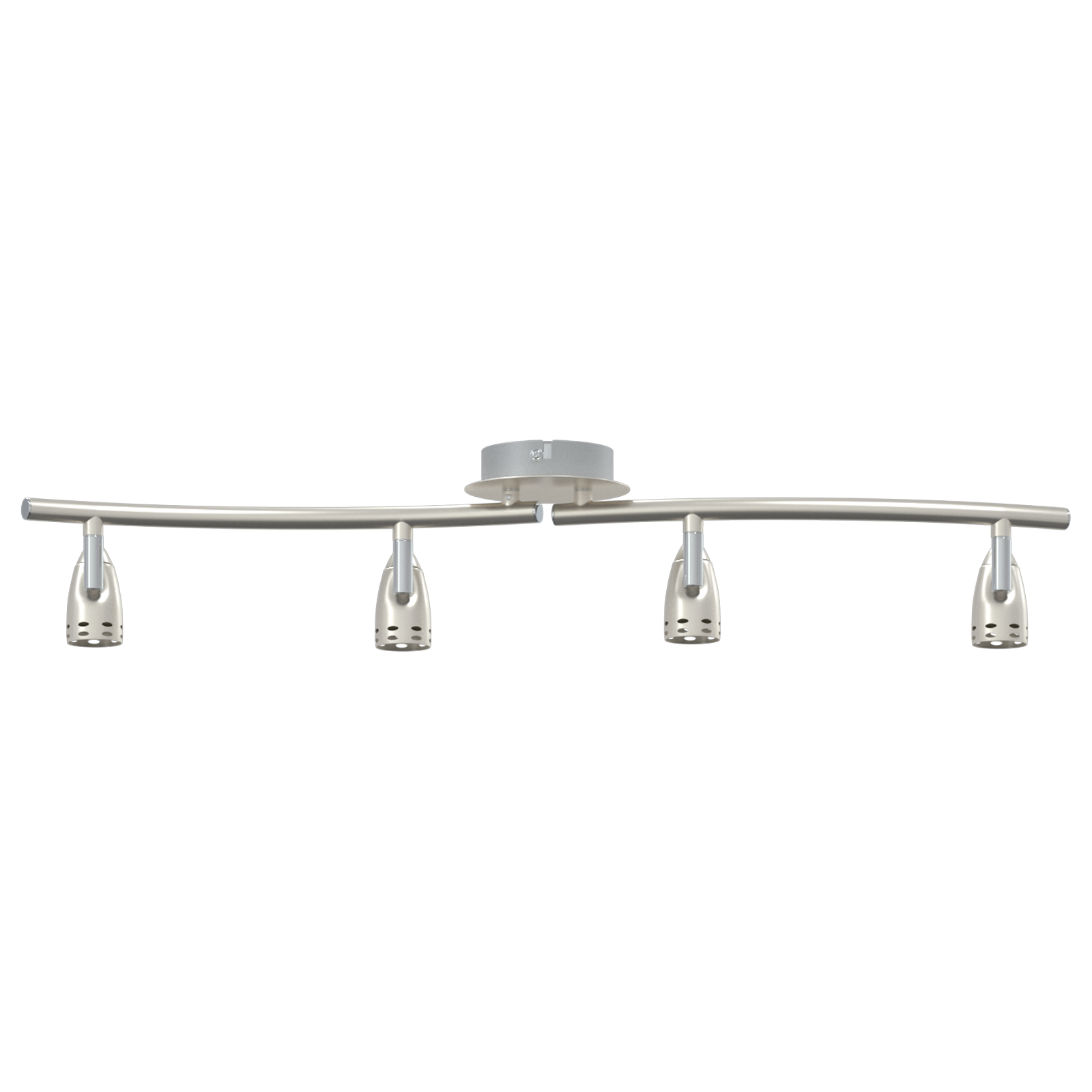 Ceiling Spotlight 4 Way Adjustable Matte Nickel GU10 - Image 5