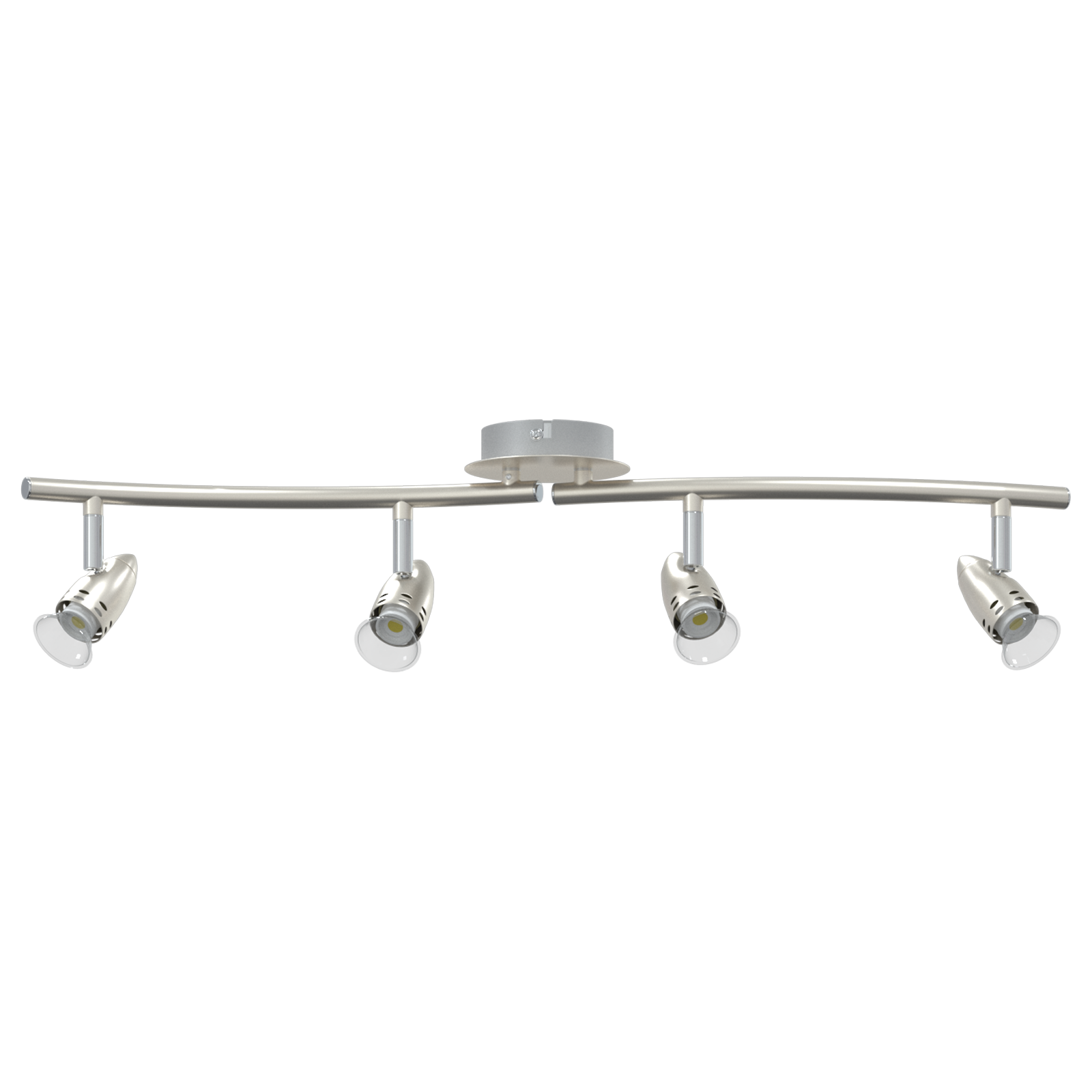 Ceiling Spotlight 4 Way Adjustable Matte Nickel GU10 - Image 3