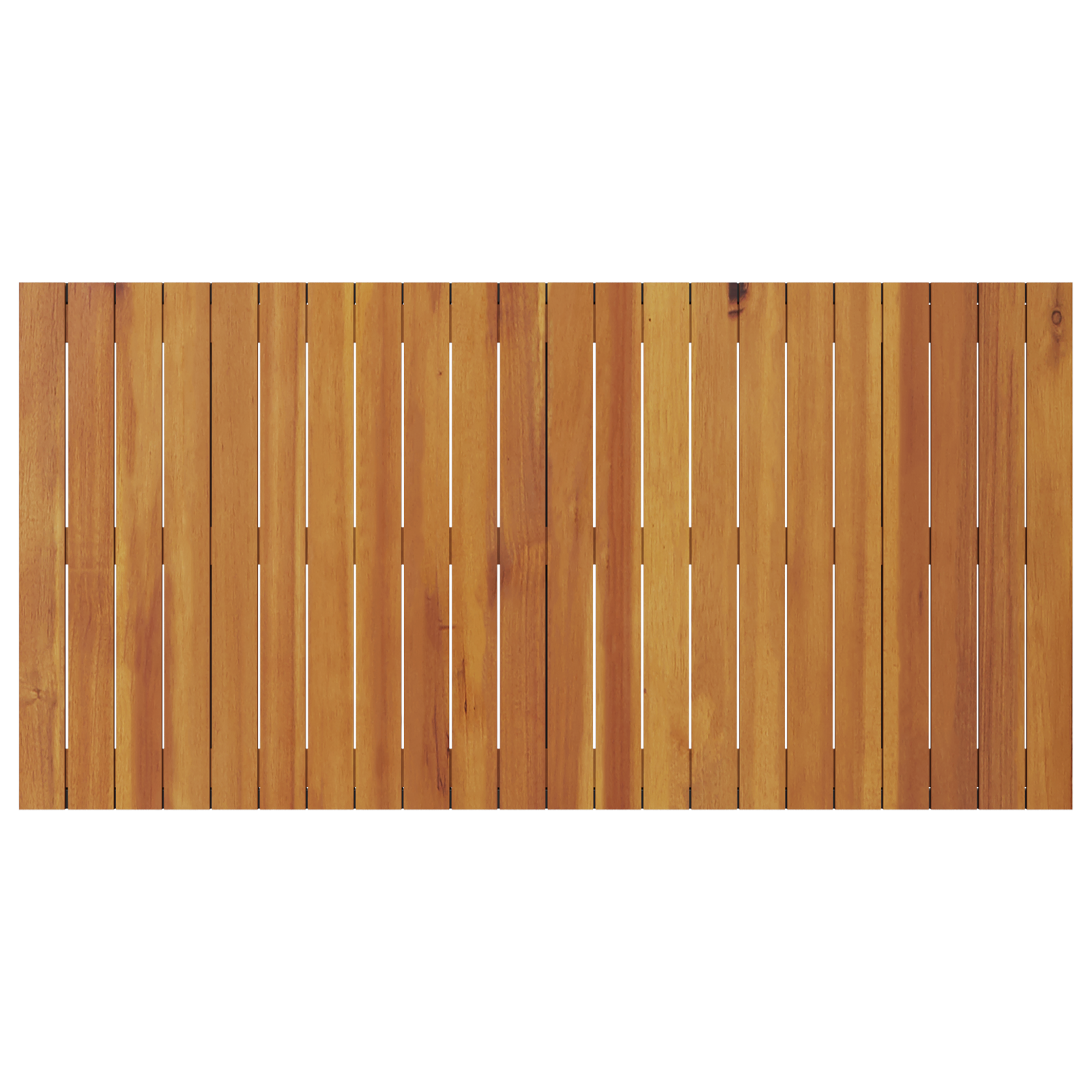 Dining Table - Black, 110x55x62 cm, Made from Solid Acacia Wood - Image 8