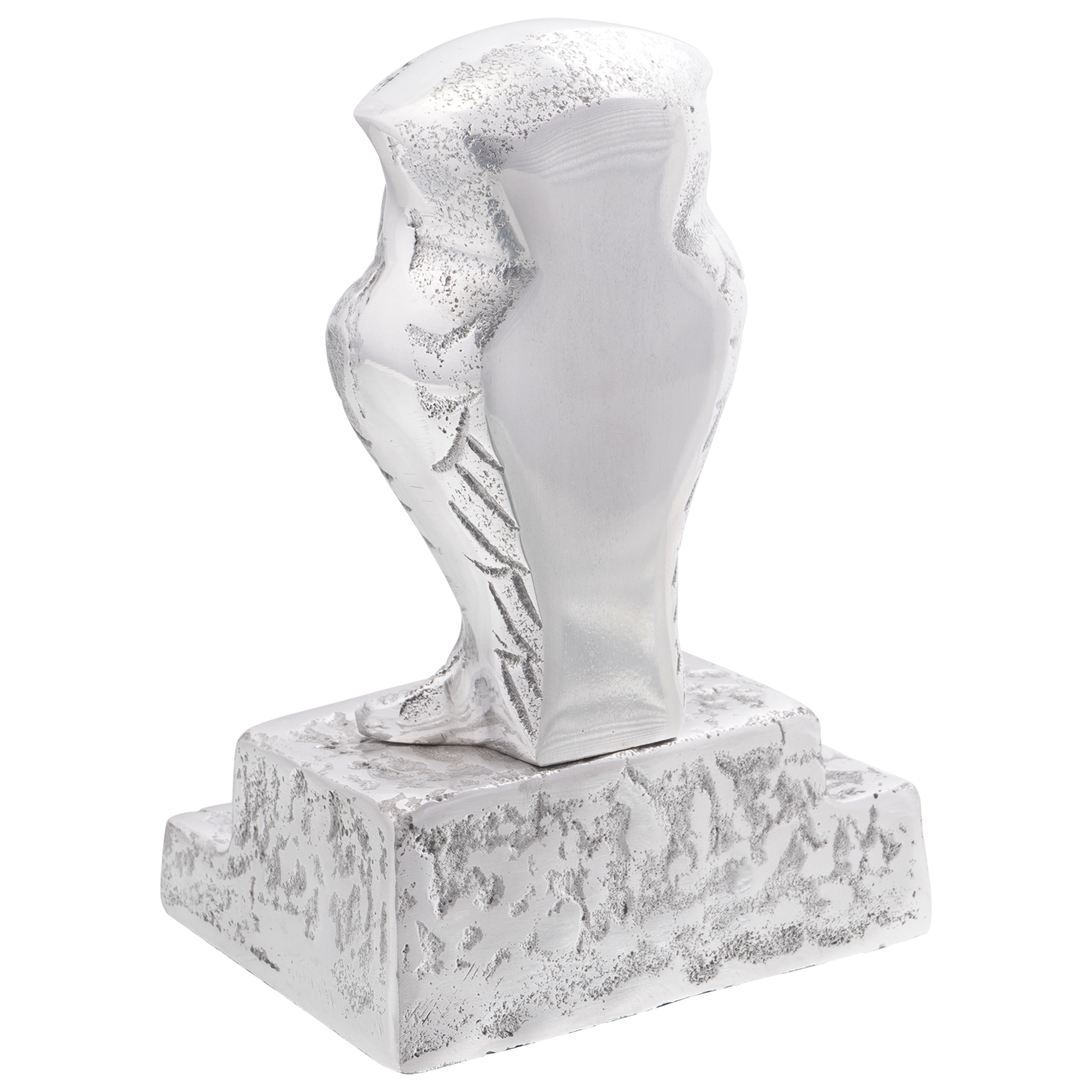 Bookends 2 pcs Silver 12x9x19 cm Aluminium Owl - Image 2