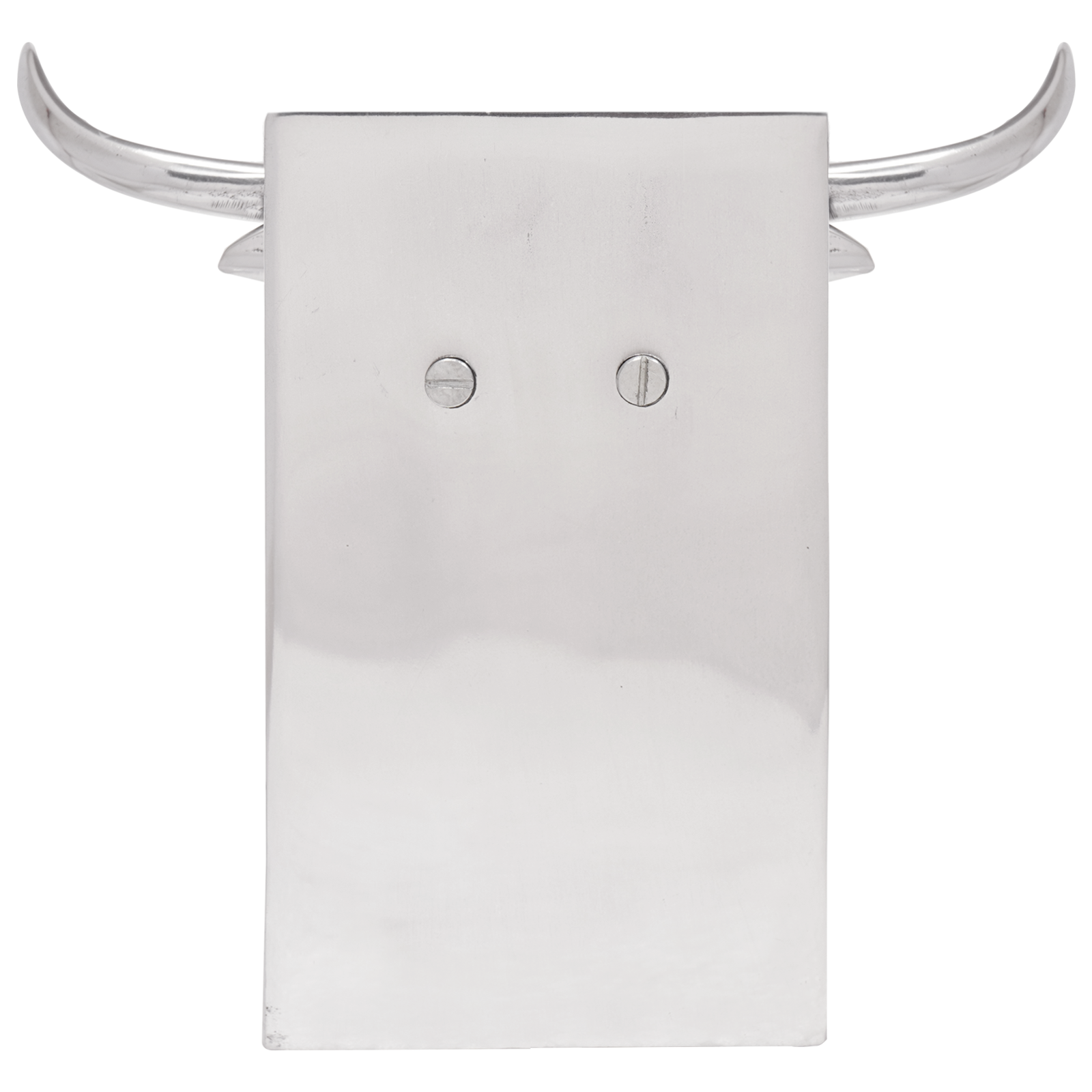 Bookends 2 pcs Silver 21,5x15,5x20 cm Aluminium Bull - Image 2