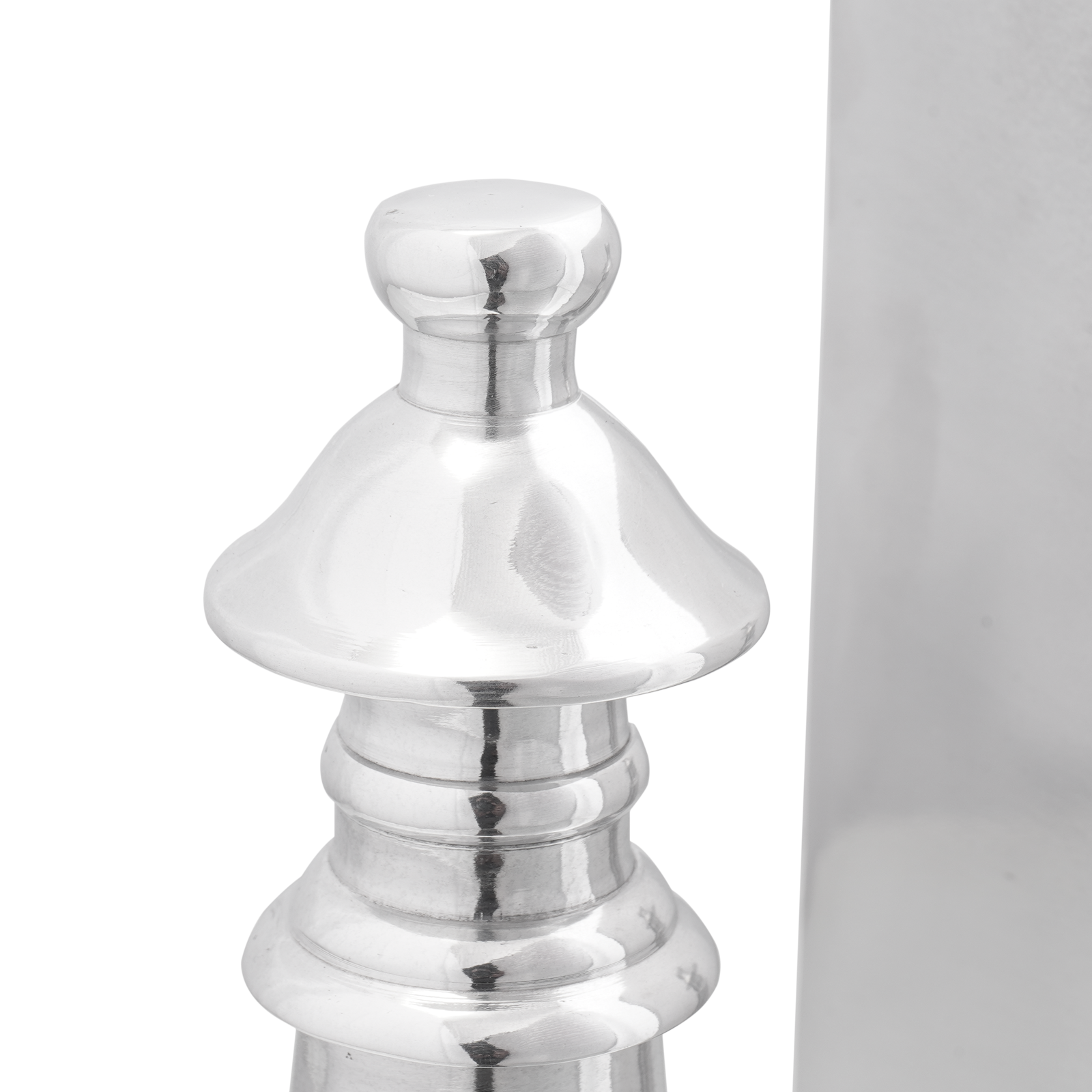 Bookends 2 pcs Silver 11x12x19,5 cm Aluminium Chess - Image 8